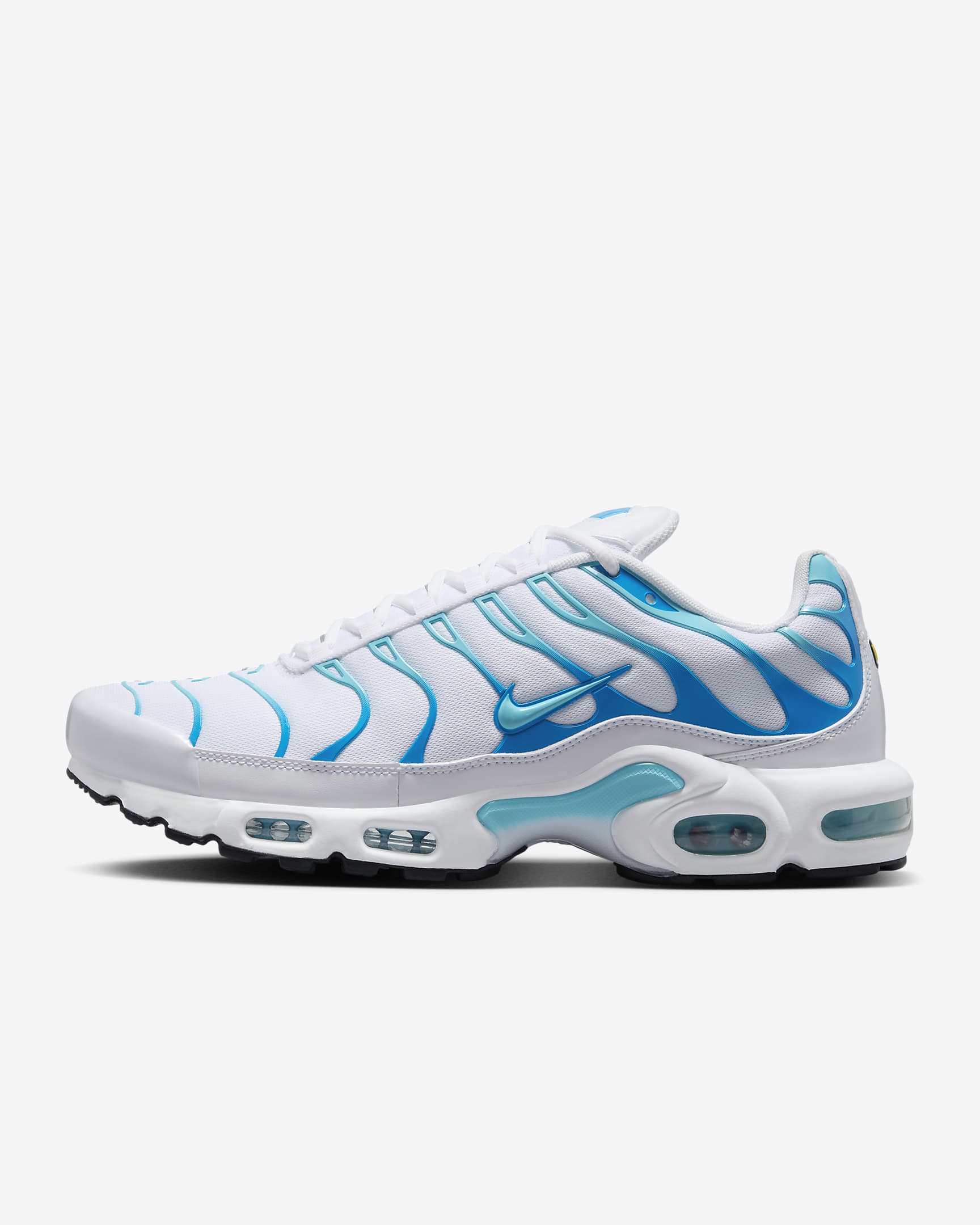 รองเท้าผู้ชาย Nike Air Max Plus - ขาว/Reflect Silver/ดำ/Polarized Blue