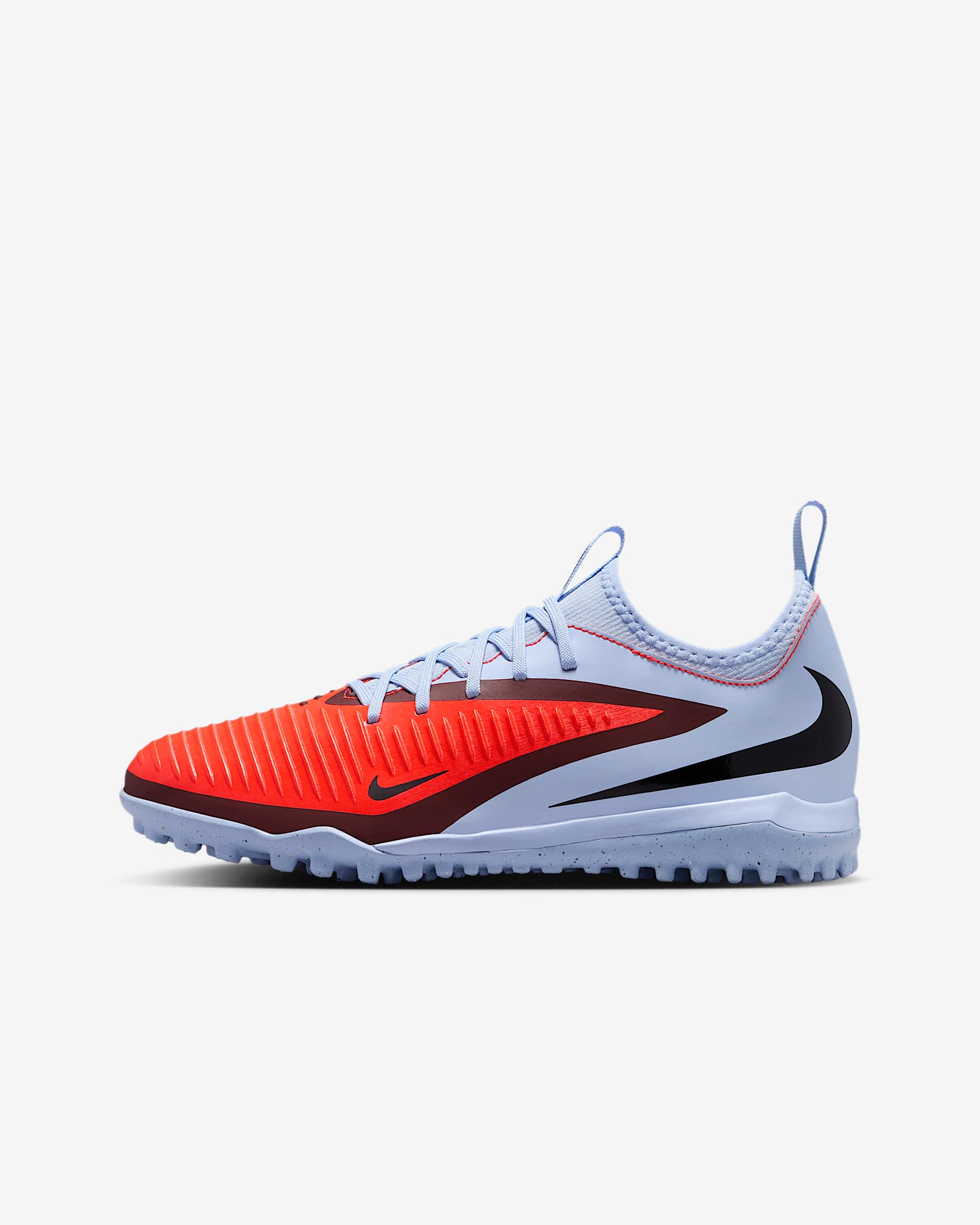 Nike Jr. Phantom GX Academy Botas de fútbol para moqueta - Turf - Niño/a - Royal Tint/Negro/Carmesí brillante