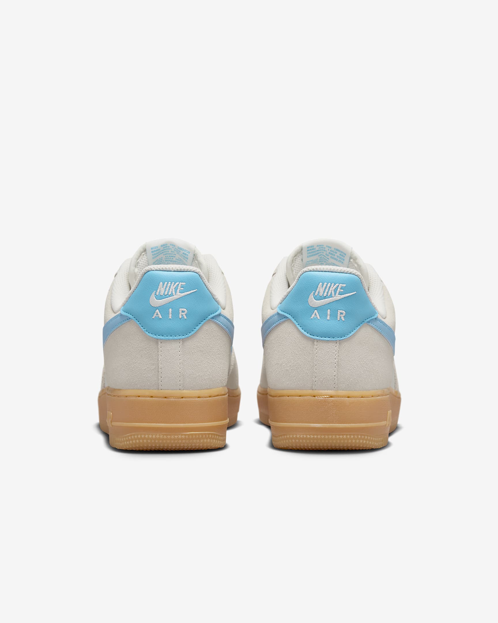 Nike Air Force 1 '07 LV8 男鞋 - Phantom/Gum Yellow/Summit White/Baltic Blue