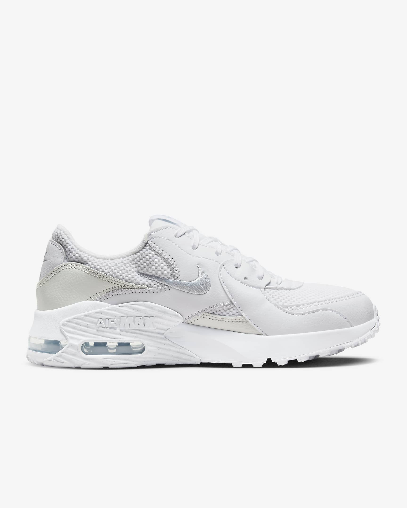 Nike Air Max Excee Women's Shoes - White/White/Metallic Platinum