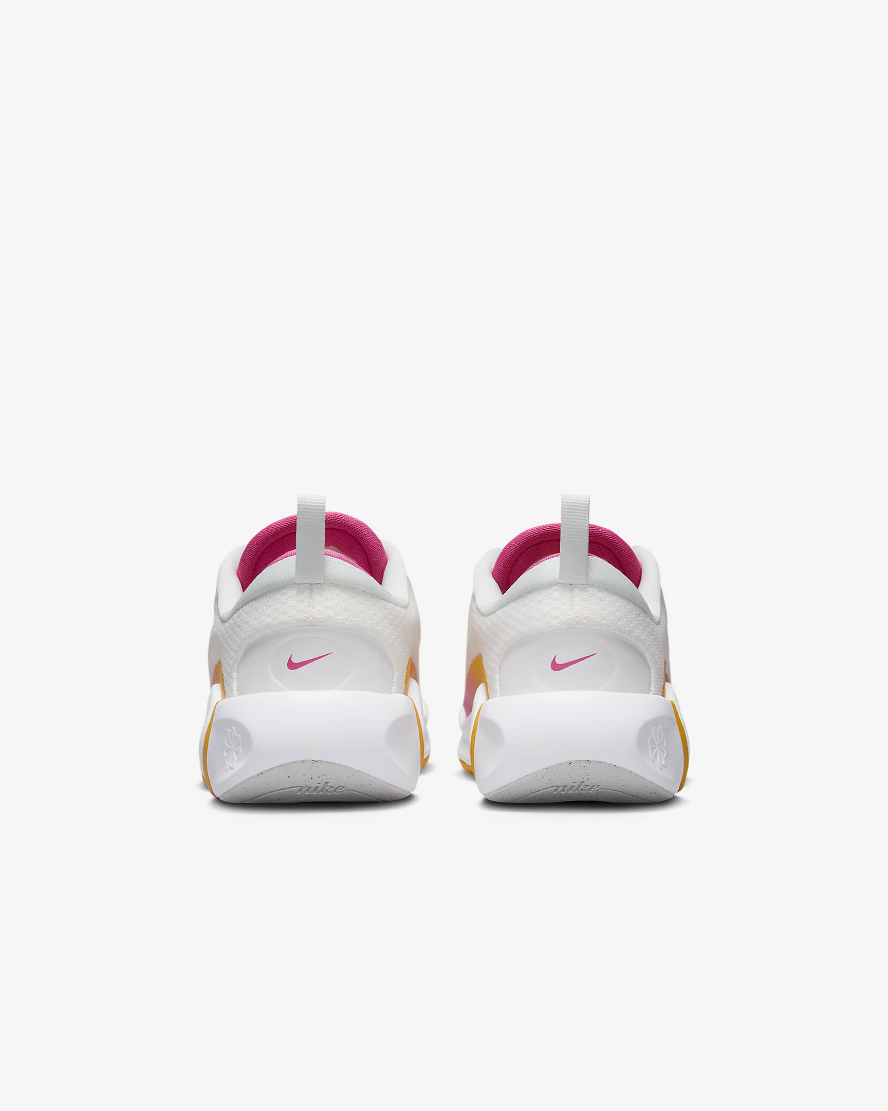 Nike Infinity Flow Older Kids' Running Shoes - Summit White/Pinksicle/University Gold/Arctic Orange