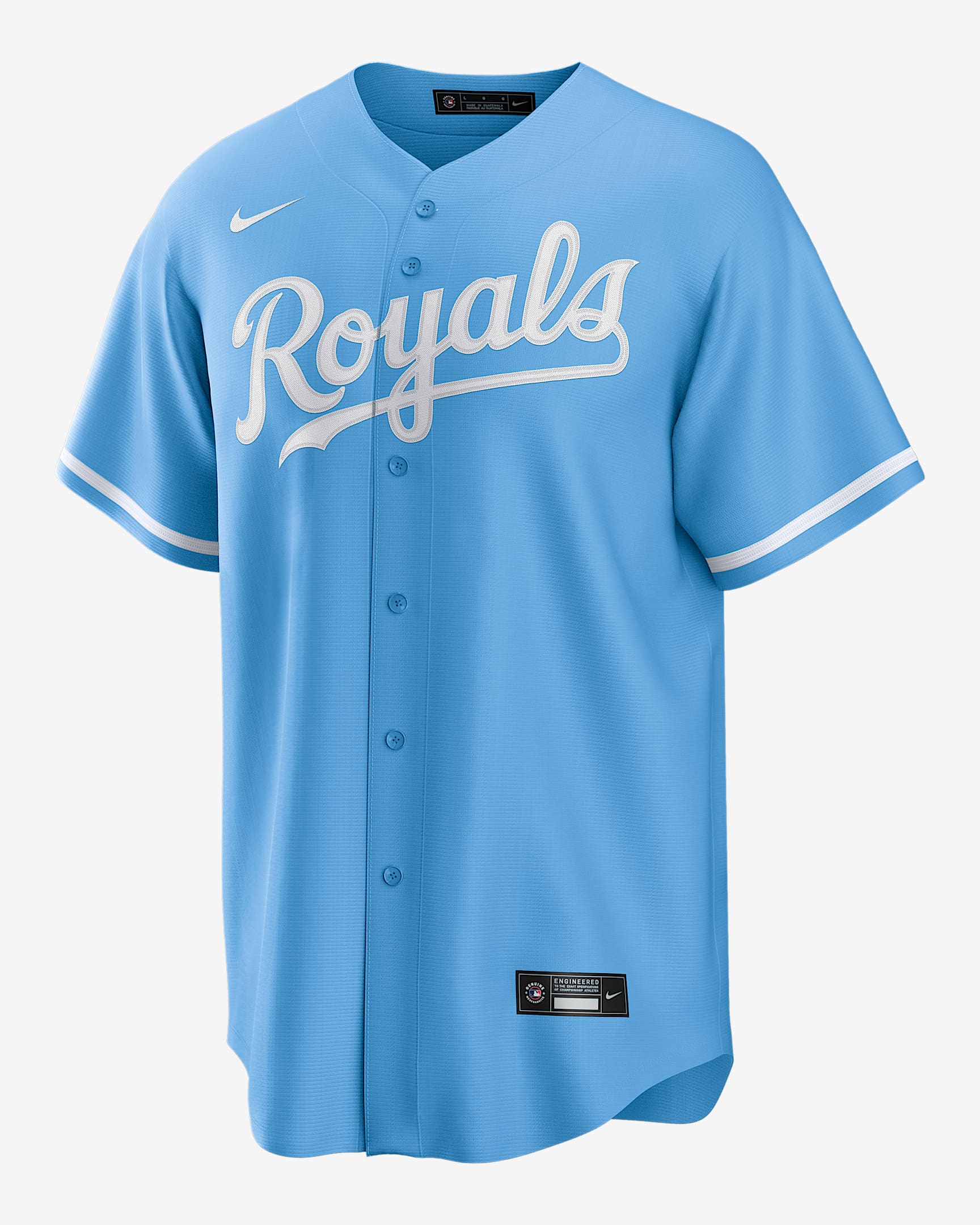 Bobby Witt Jr. Kansas City Royals Men's Nike MLB Replica Jersey - Light Blue