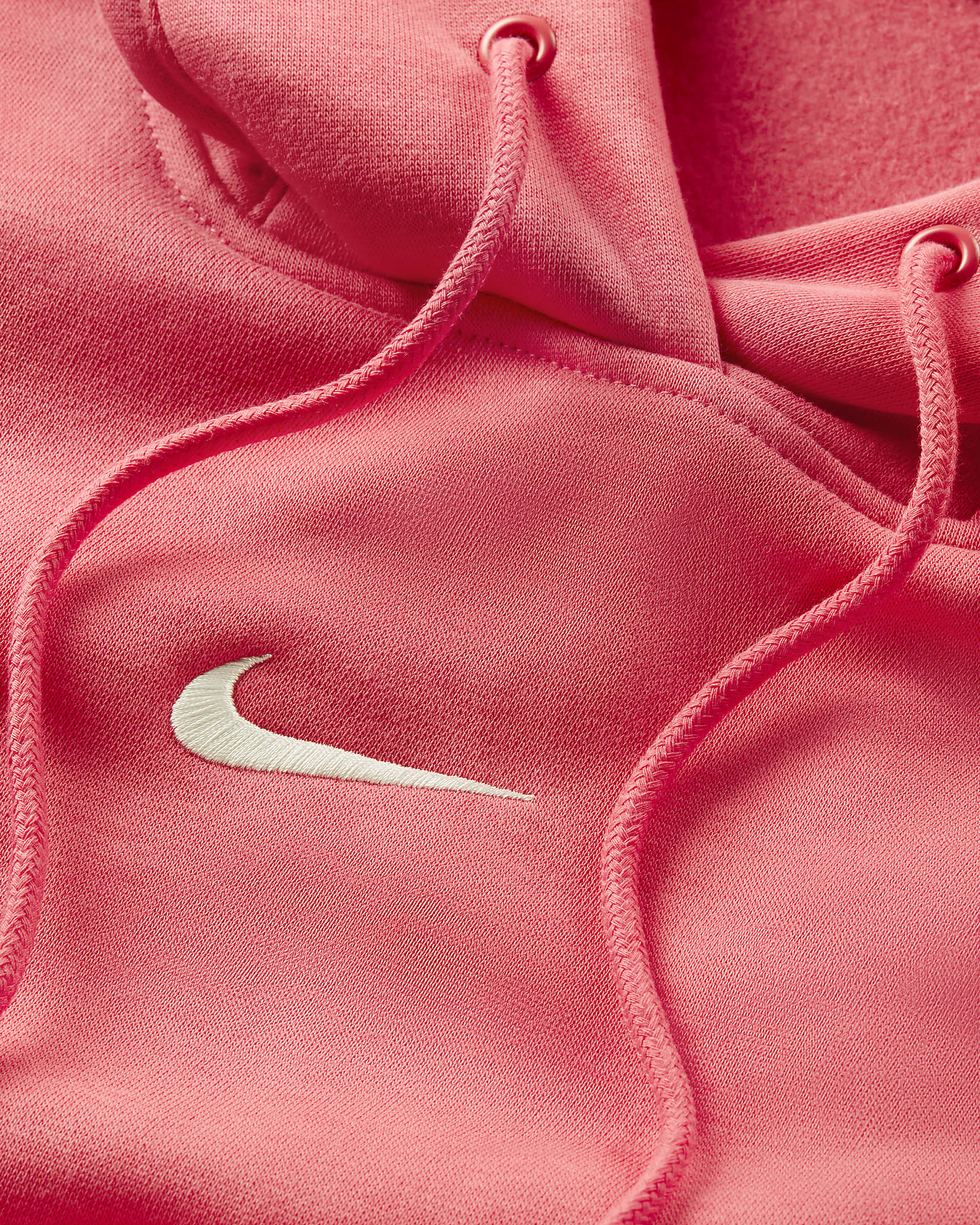 Sweat à capuche oversize Nike Sportswear Phoenix Fleece pour femme (grande taille) - Aster Pink/Sail