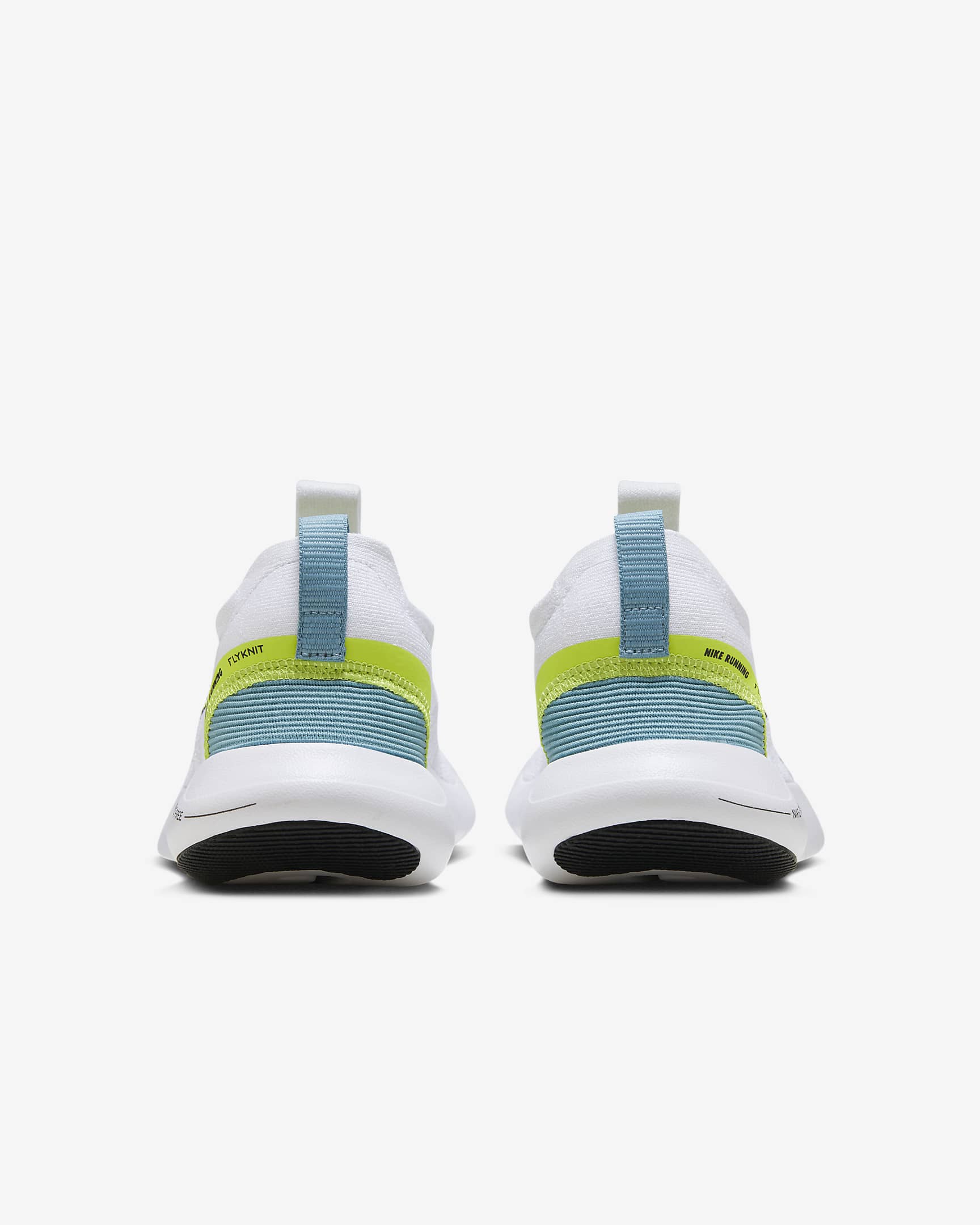 Nike Free RN NN Women's Road Running Shoes - White/Denim Turquoise/Cyber/Black