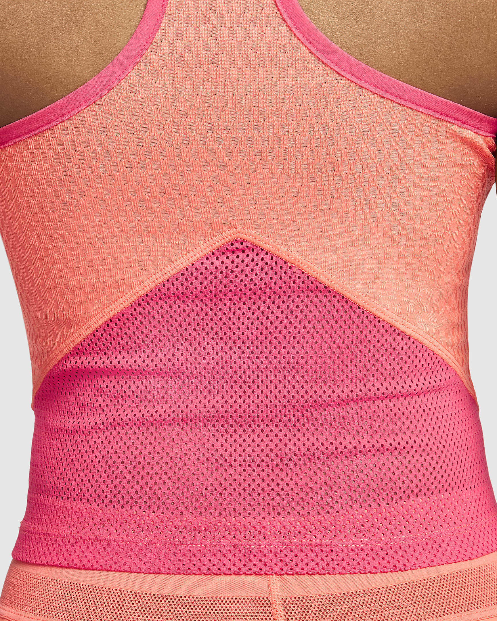 NikeCourt Slam Dri-FIT Tennis-Tanktop für Damen - Light Wild Mango/Aster Pink/Aster Pink/Schwarz