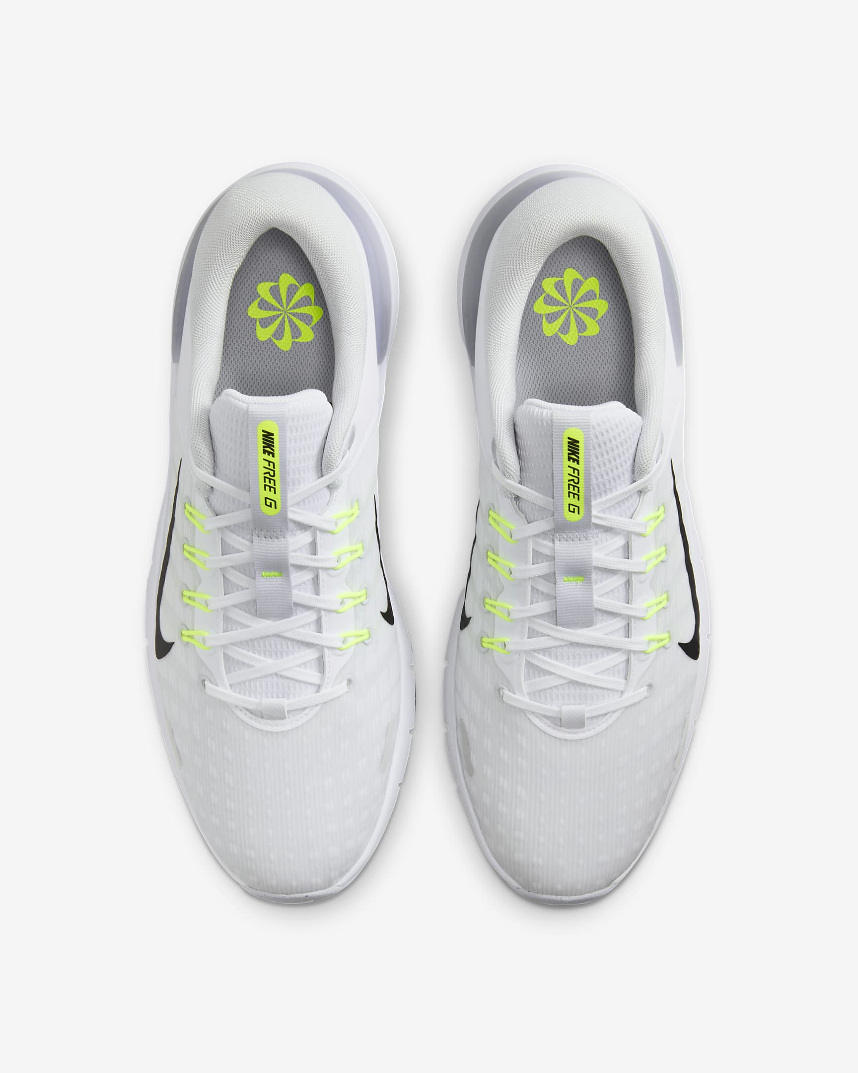 Nike Free Golf NN Golf Shoes (Wide) - White/Pure Platinum/Wolf Grey/Black