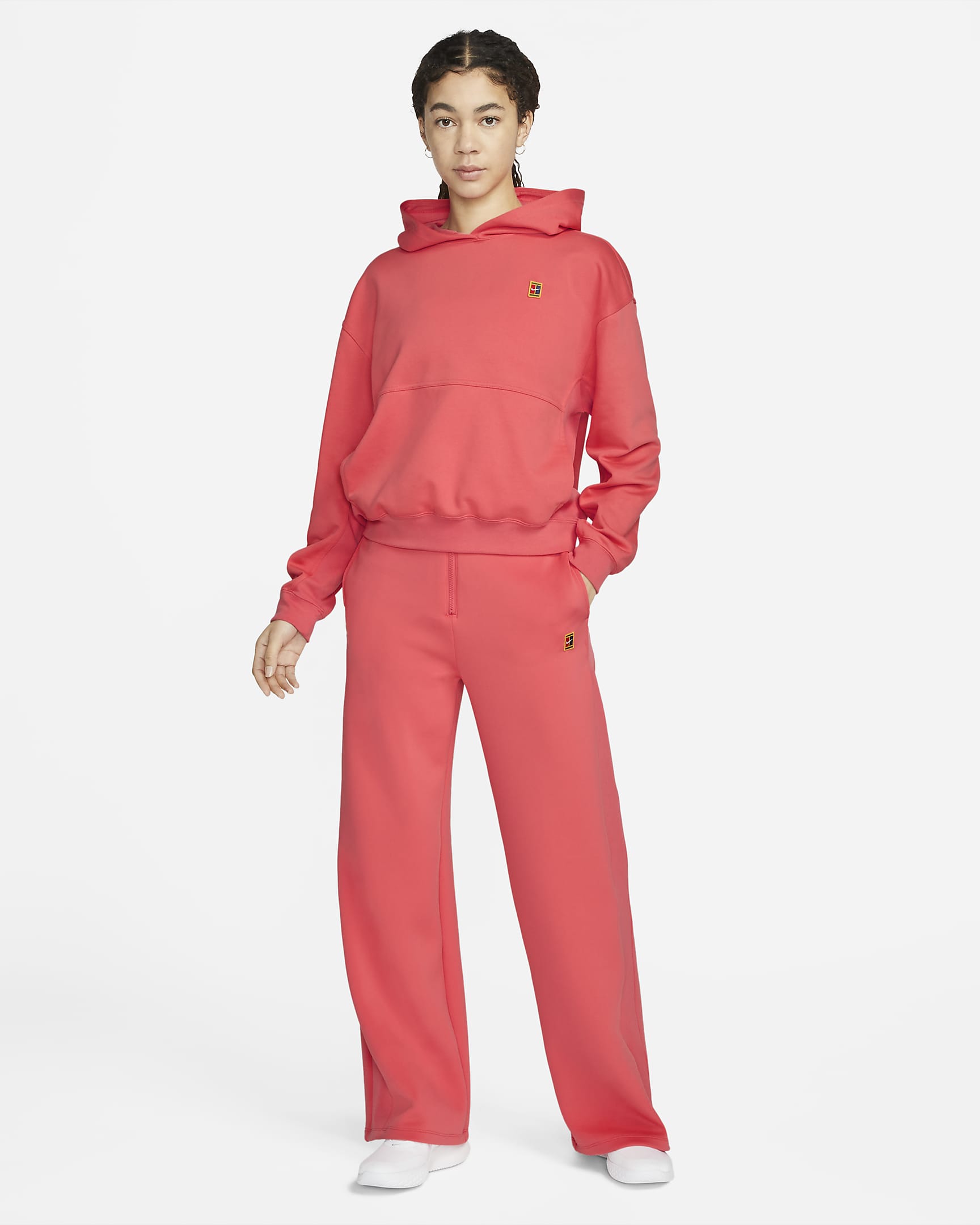 NikeCourt Women's Fleece Tennis Hoodie. Nike.com