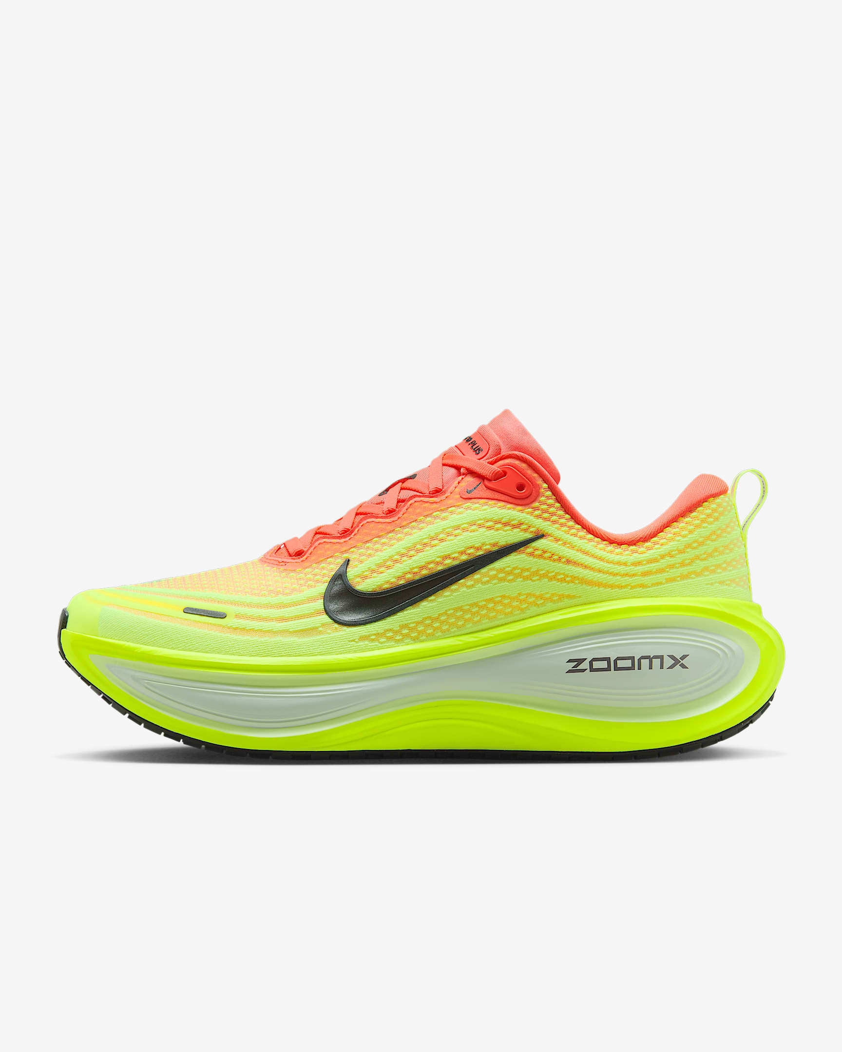 Nike Vomero Plus Zapatillas de running para asfalto - Hombre - Bright Mango/Volt/Barely Volt/Gris oscuro metalizado