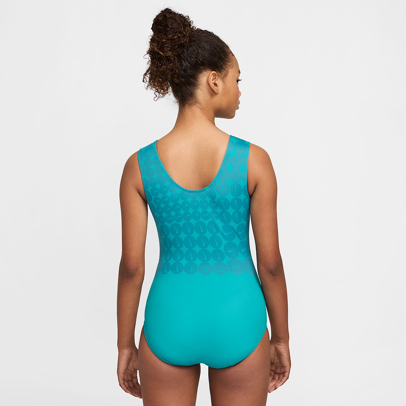 Nike Gymnastics Swoosh Printed Performance Leotard