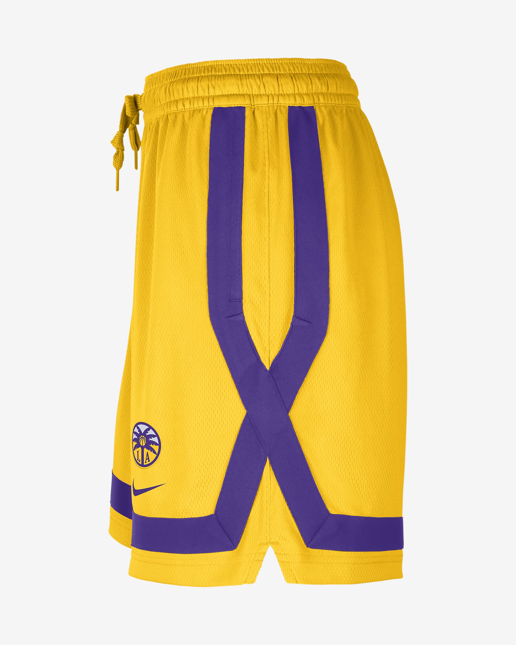 Los Angeles Sparks Women's Nike WNBA Practice Shorts - Amarillo/Field Purple/Black