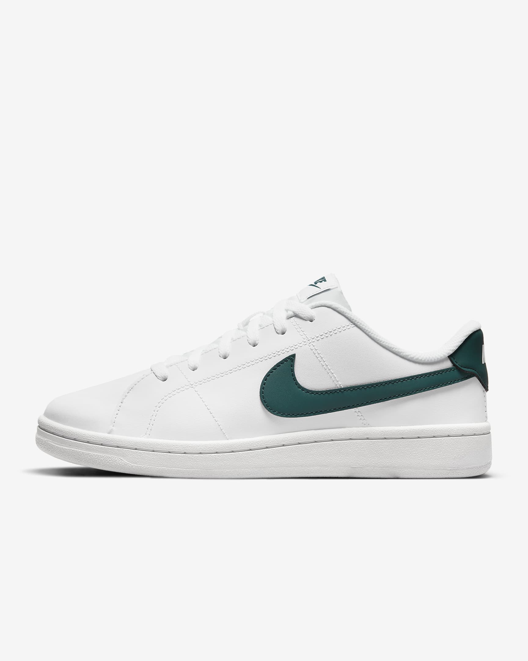 Nike Court Royale 2 低筒男鞋 - 白色/Dark Teal Green