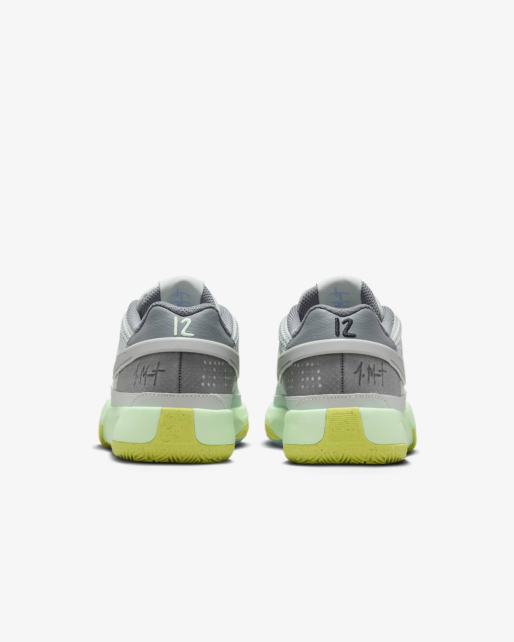 Ja 1 'Flash' Older Kids' Basketball Shoes - Light Silver/Cyber/Cool Grey/Granite