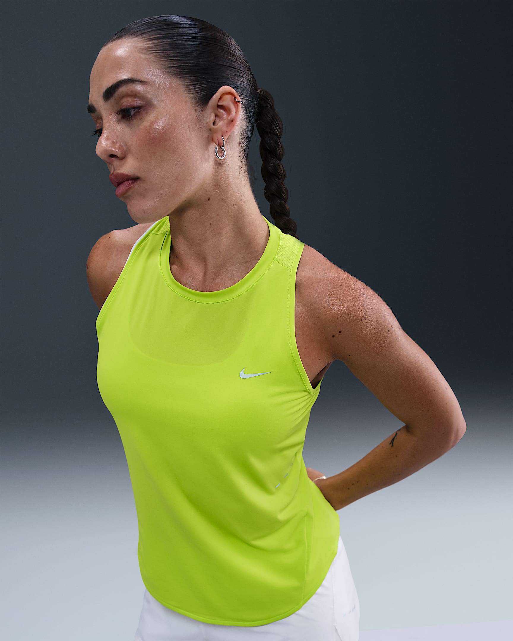 Nike Swift Women's Dri-FIT Running Tank Top - Cyber