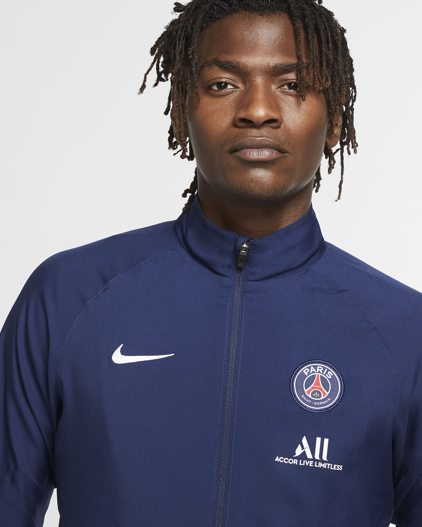 Paris Saint-Germain Strike Men's Woven Soccer Tracksuit. Nike JP