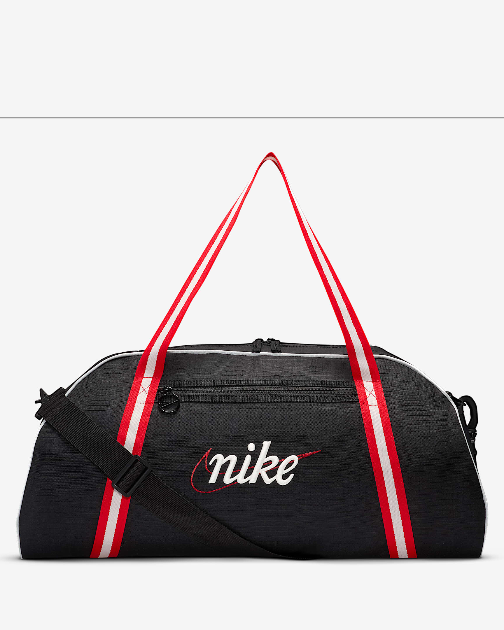 Tréninková taška Nike Gym Club (24 l) - Černá/University Red/Sail