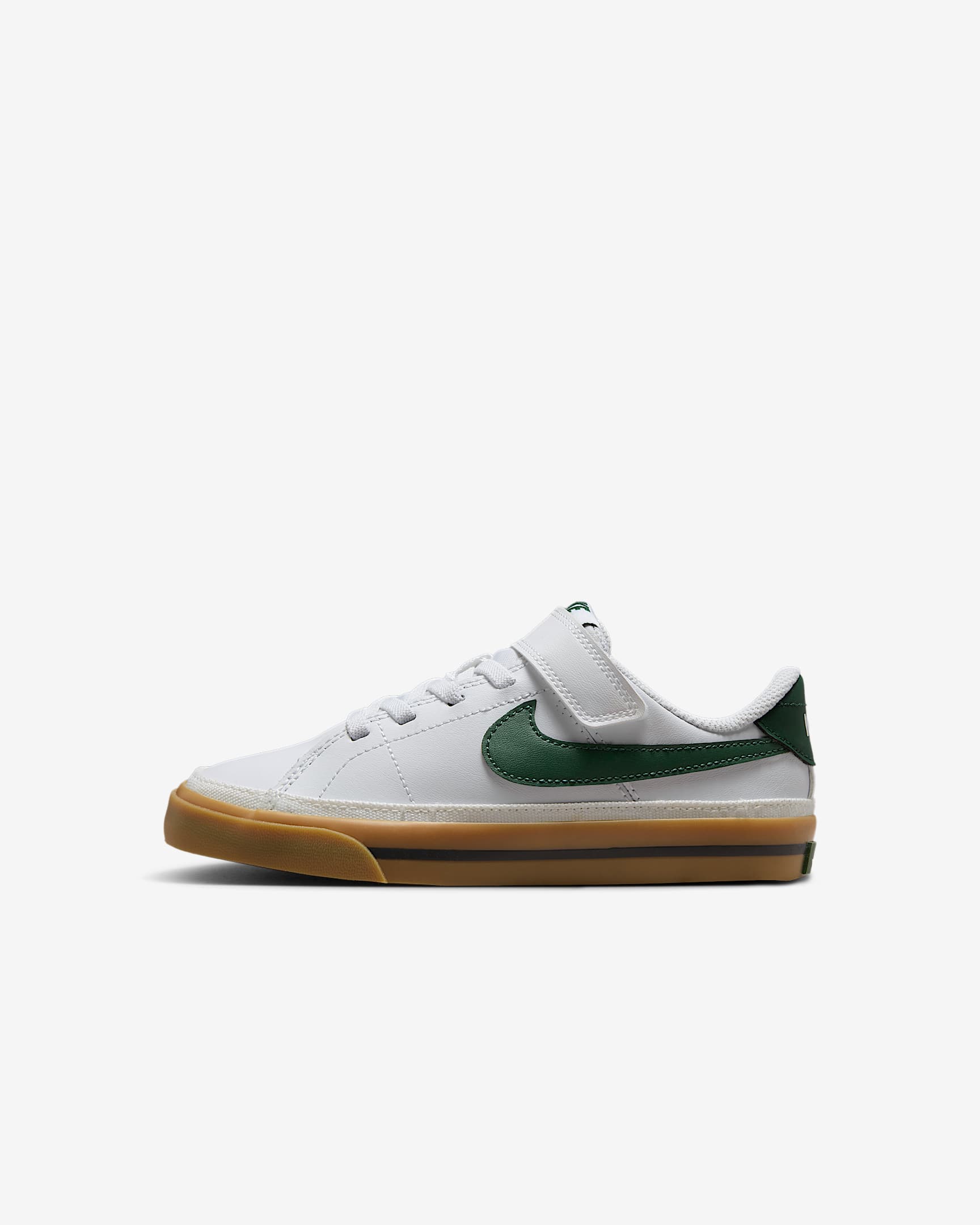 Tenis para niños de preescolar Nike Court Legacy - Blanco/Marrón claro goma/Antracita/Abeto