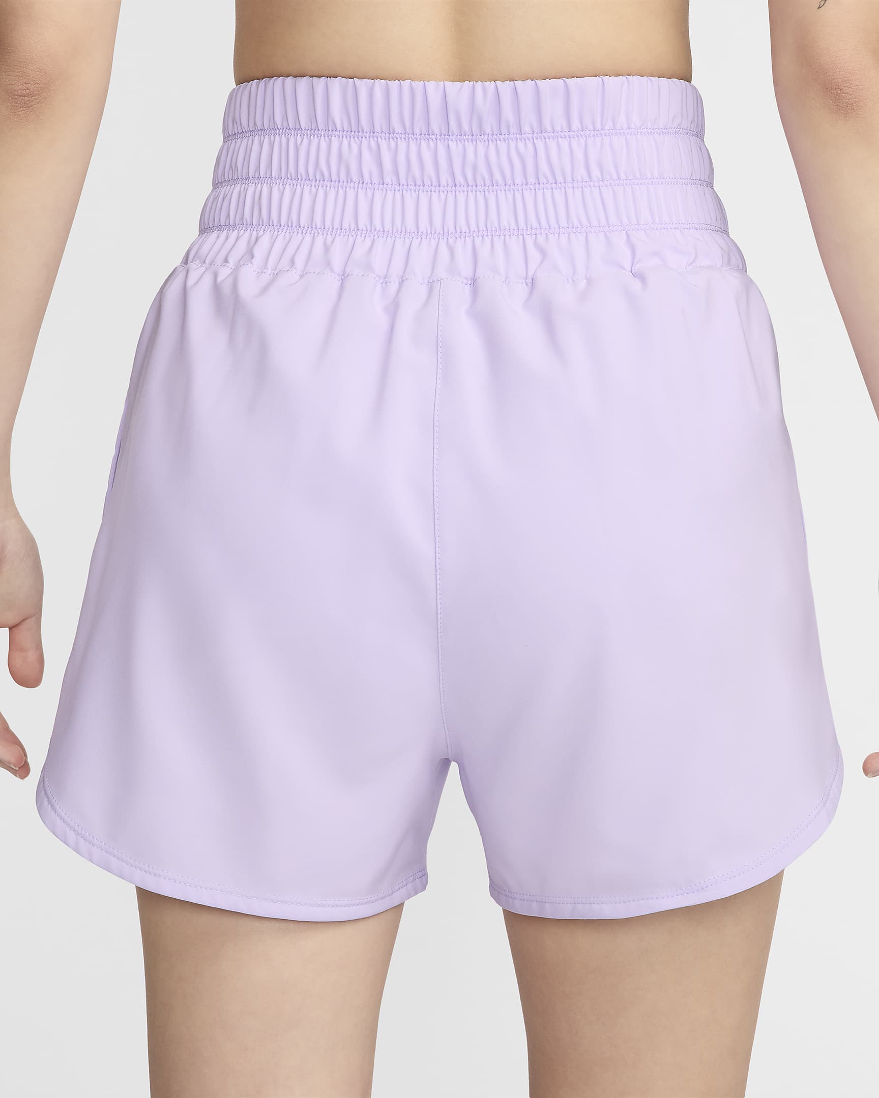 Nike Dri-FIT One Women's Ultra High-Waisted 8cm (approx.) Brief-Lined Shorts - Lilac Bloom