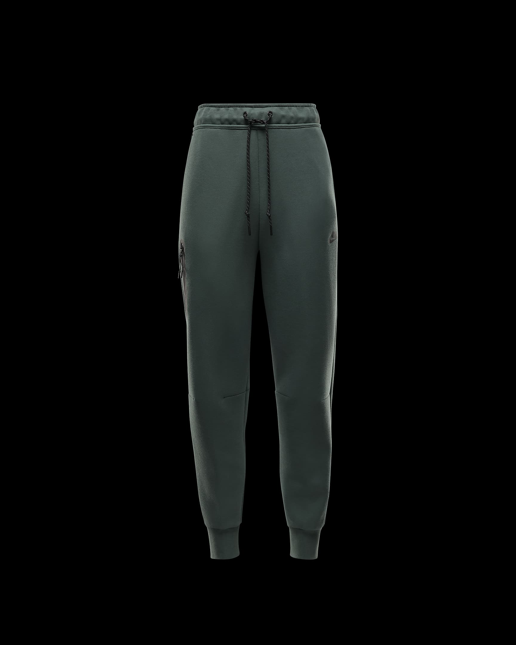 Nike Sportswear Tech Fleece Women's Mid-Rise Joggers - Vintage Green/Black