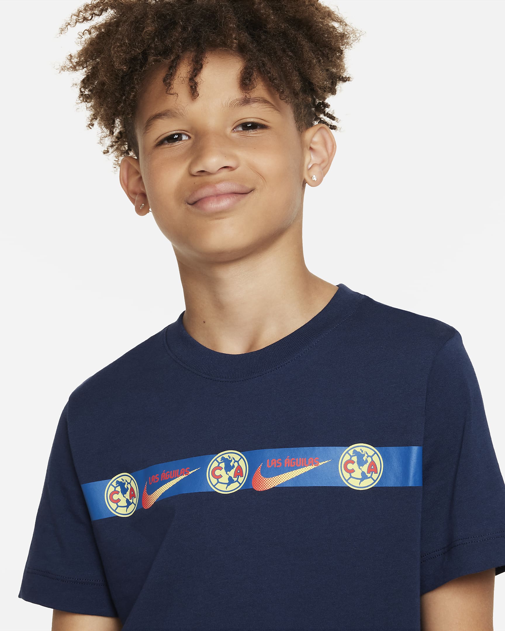 Club América Big Kids' Nike Soccer T-Shirt. Nike.com