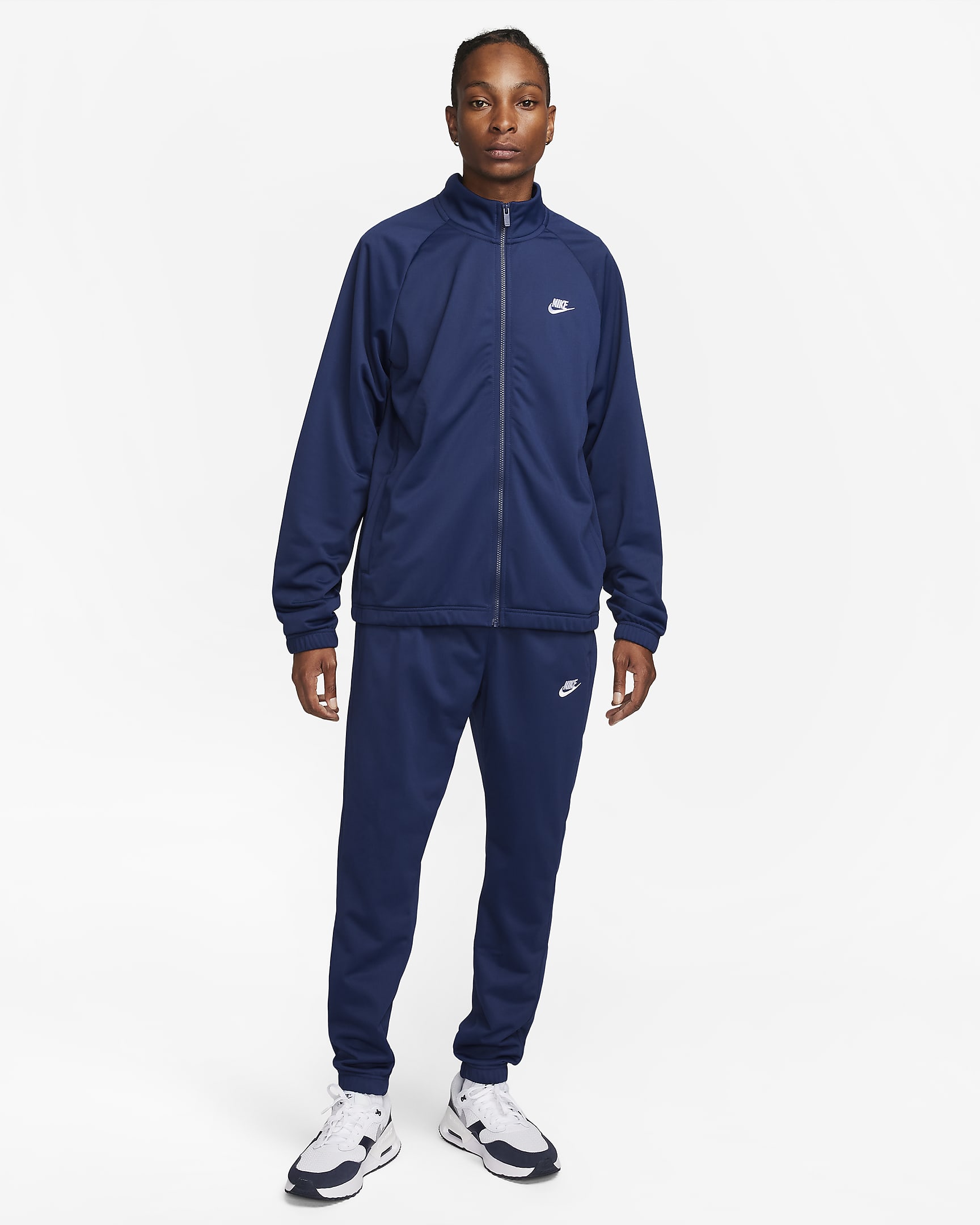 Nike Clubtracksuit i polyesterstrik til mænd. Nike DK
