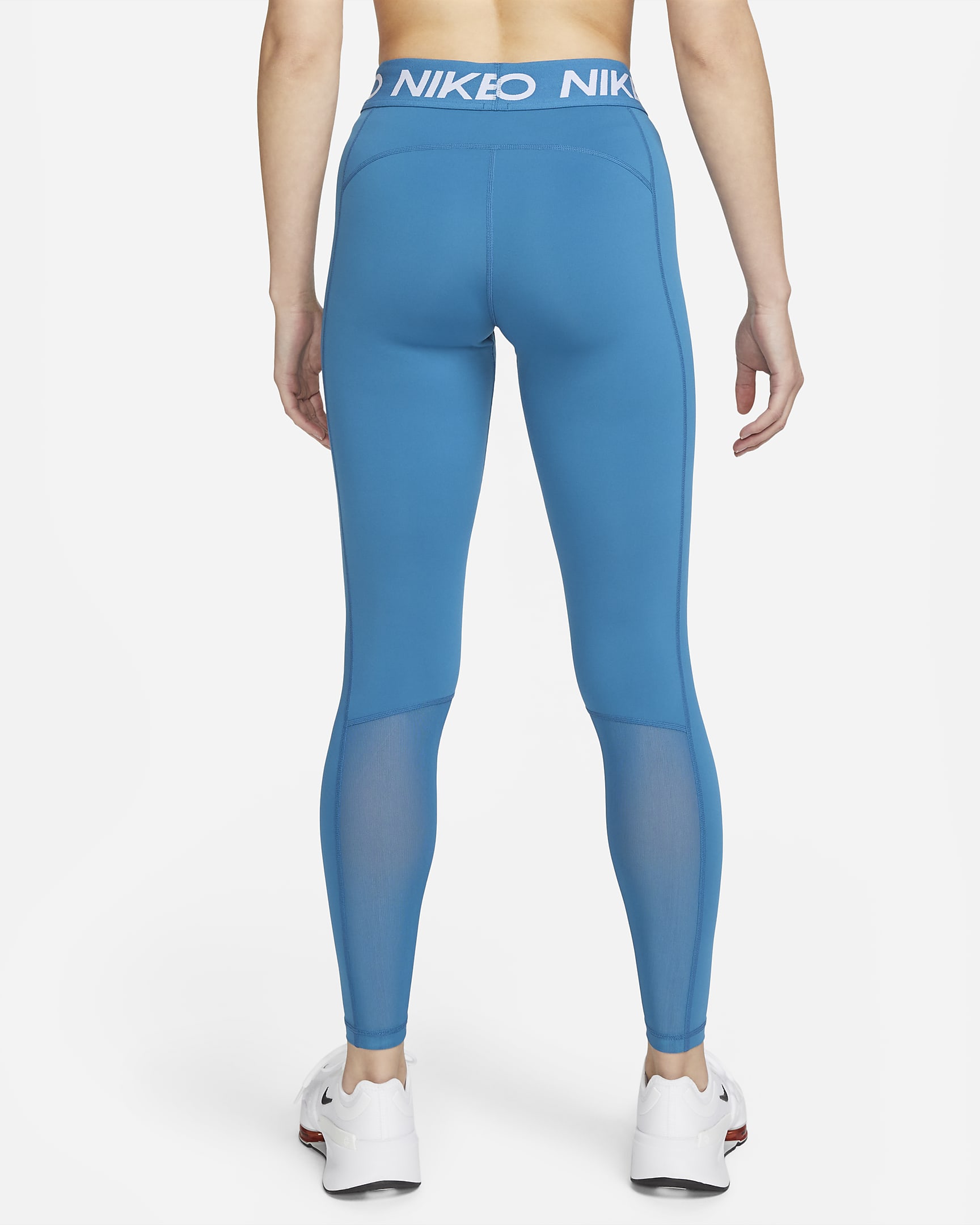 Nike Pro Women's MidRise MeshPanelled Leggings. Nike LU