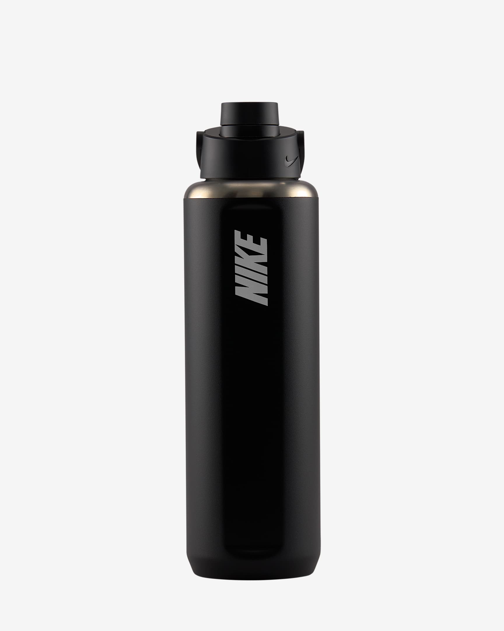 Nike Recharge Stainless Steel Chug Bottle (32 oz) - Black