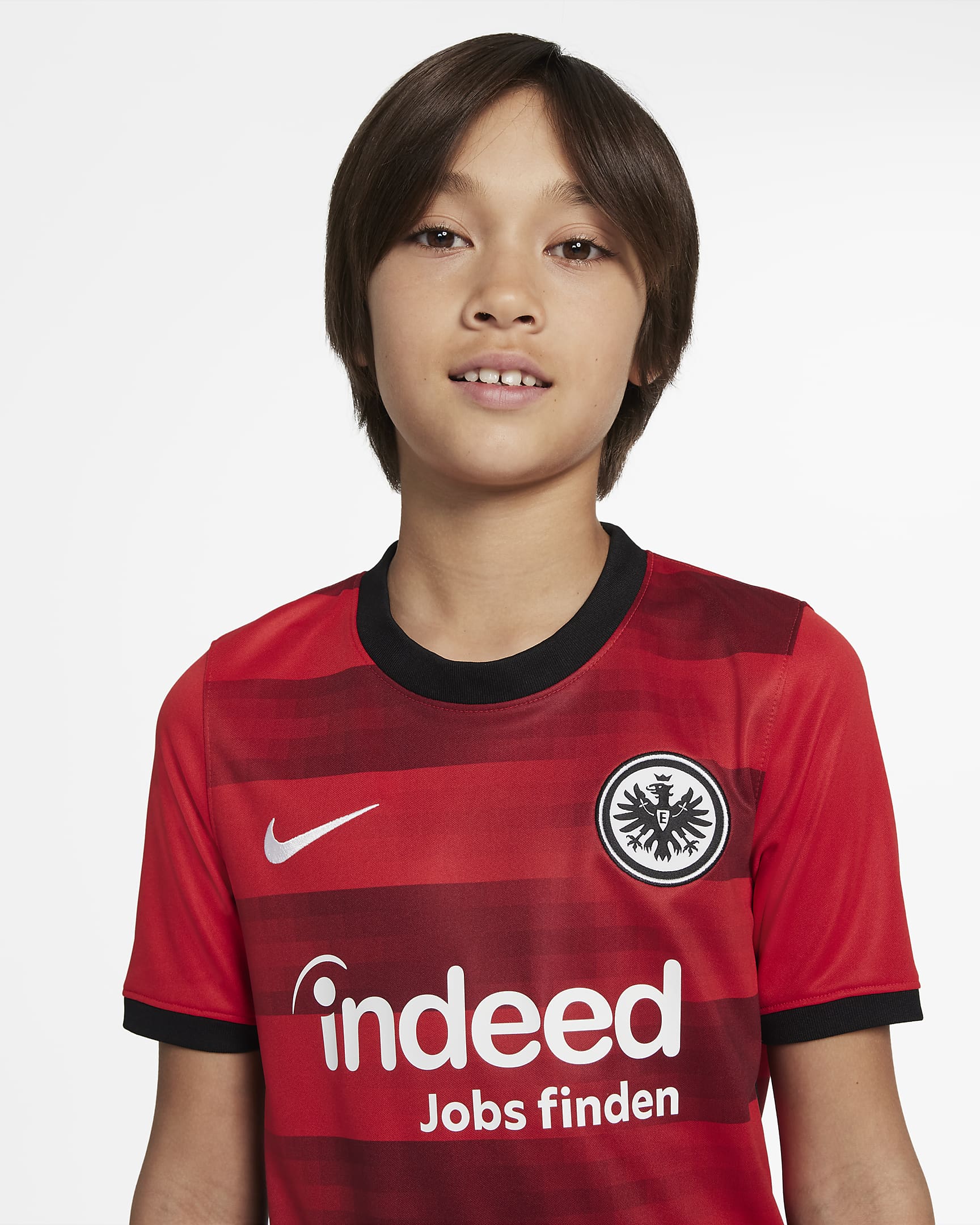 Eintracht Frankfurt 2021/22 Stadium Away Older Kids' Football Shirt ...