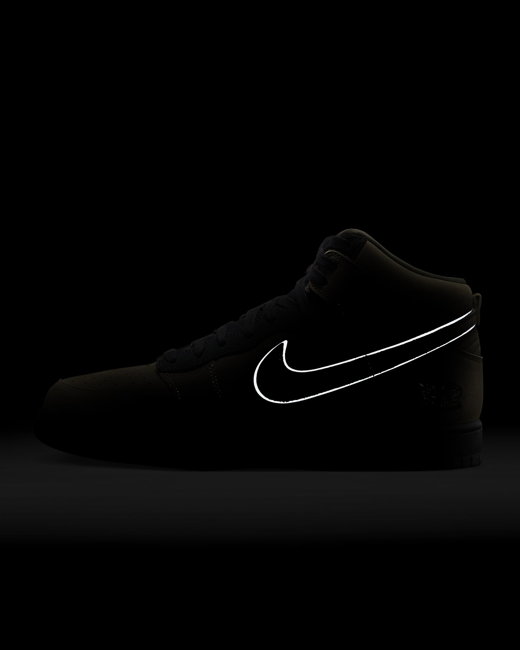 Nike Dunk High x SOULGOODS Men's Shoes - Medium Olive/Black/Multi-Colour
