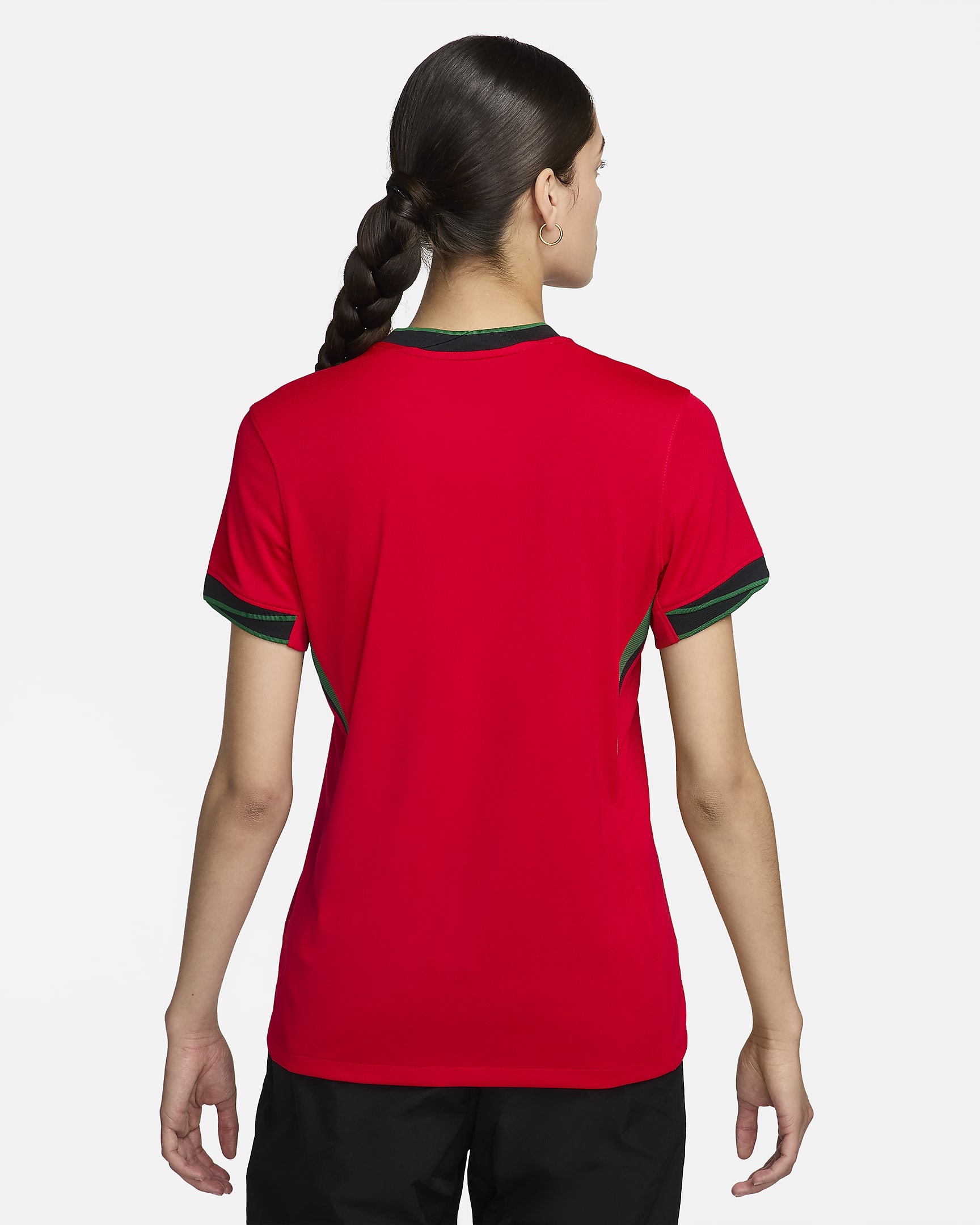 Maillot de foot replica Nike Dri-FIT Portugal (Équipe masculine) 2024/25 Stadium Domicile pour femme - University Red/Pine Green/Pitch Blue/Sail