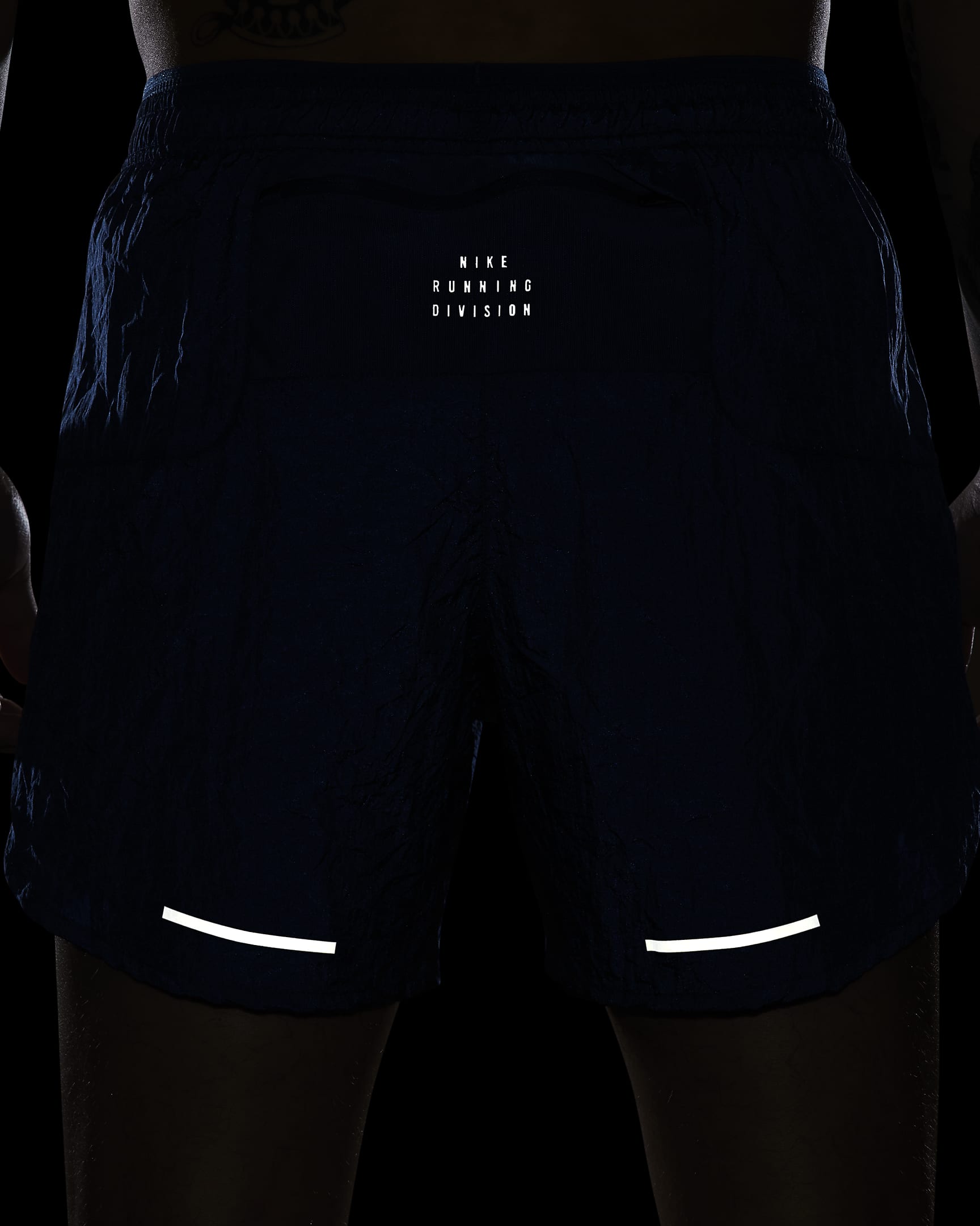 Shorts de correr Dri-FIT de 13 cm con forro de ropa interior para hombre Nike Stride Running Division - Azul cancha/Negro