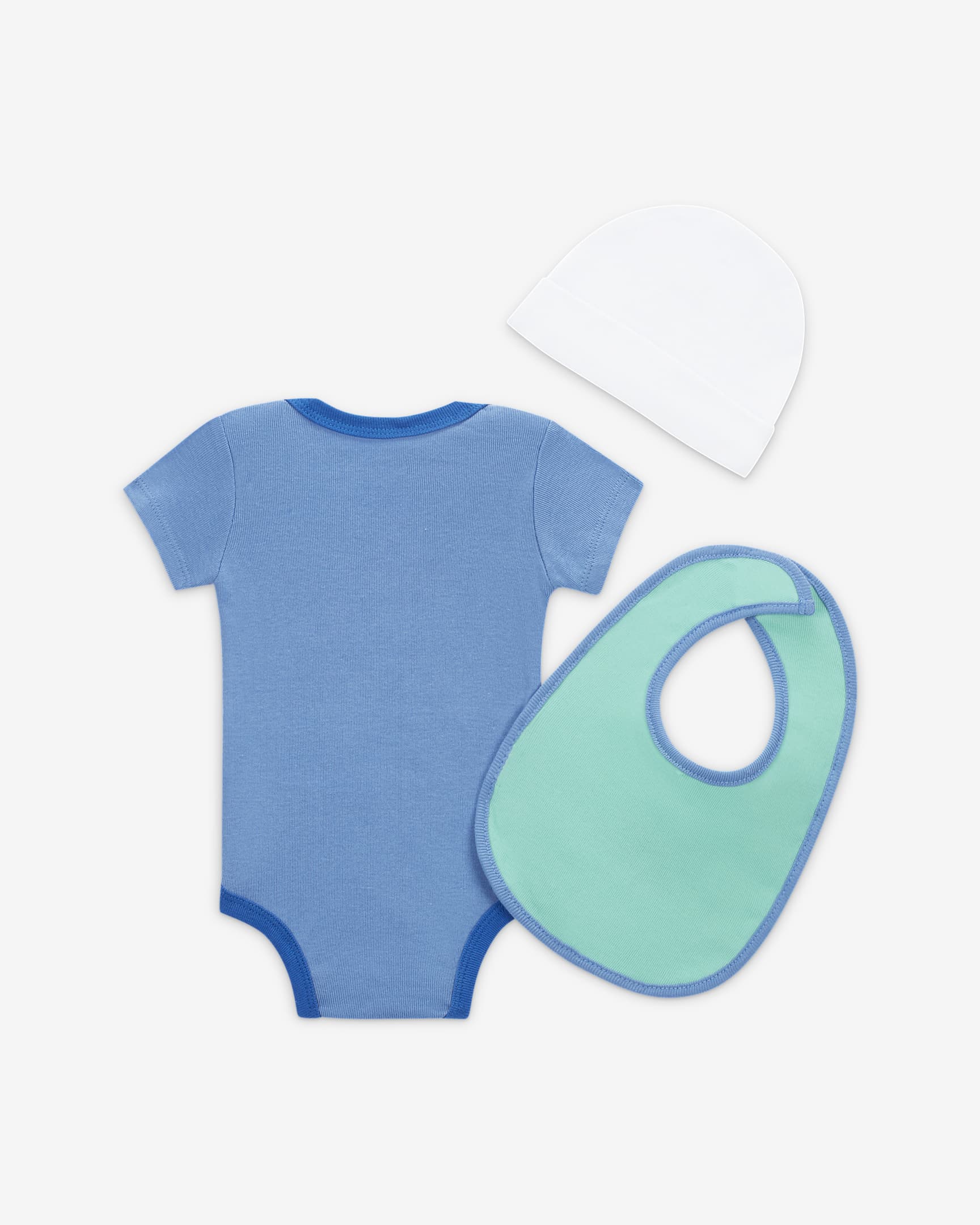 Nike 'Art of Play' 3-Piece Boxed Set Baby 3-Piece Bodysuit Set. Nike BE