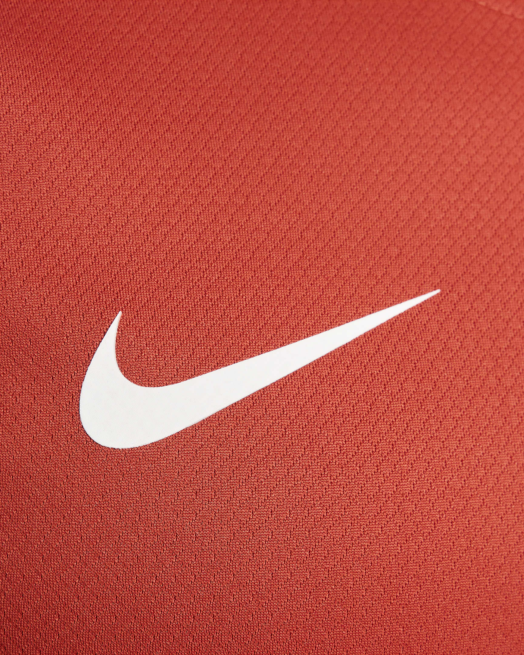 Nike Strike Dri-FIT kortermet fotballoverdel til herre - Dragon Red/Hvit/Iron Grey/Hvit