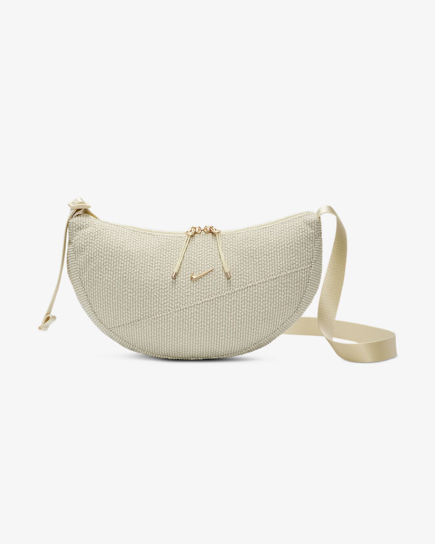 Nike Aura Crescent Cross-Body Bag (4L) - Light Khaki/Light Khaki/Light Transparent Gold
