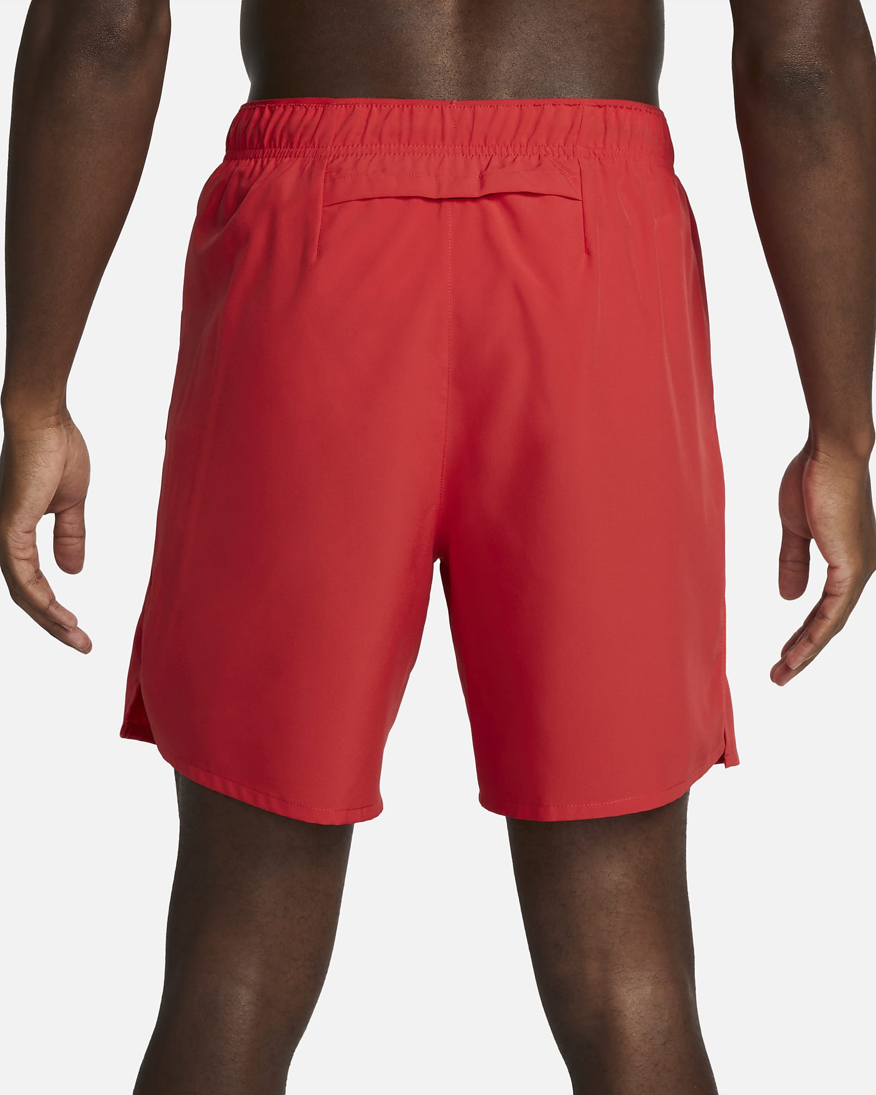 Short de running avec sous-short intégré 18 cm Dri-FIT Nike Challenger pour homme - University Red/University Red/Noir