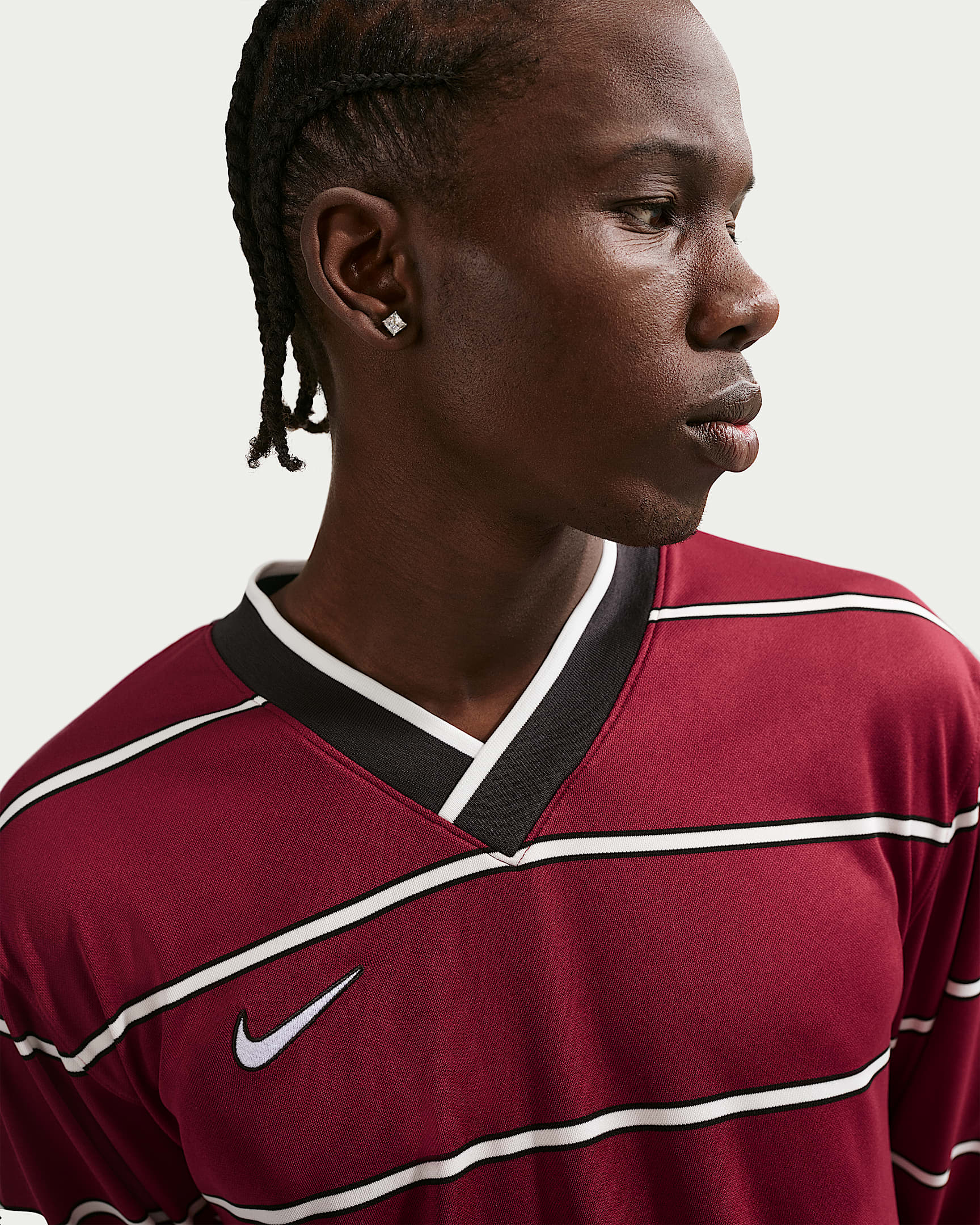Nike Energy Men's Dri-FIT Soccer Long-Sleeve Football Top - Team Red/Off-Noir/Summit White/Summit White