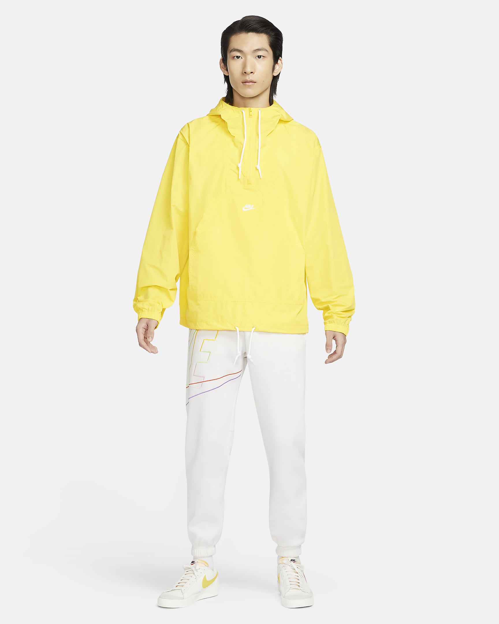 Nike Club Men's Marina Anorak - Lightning/Lightning/White