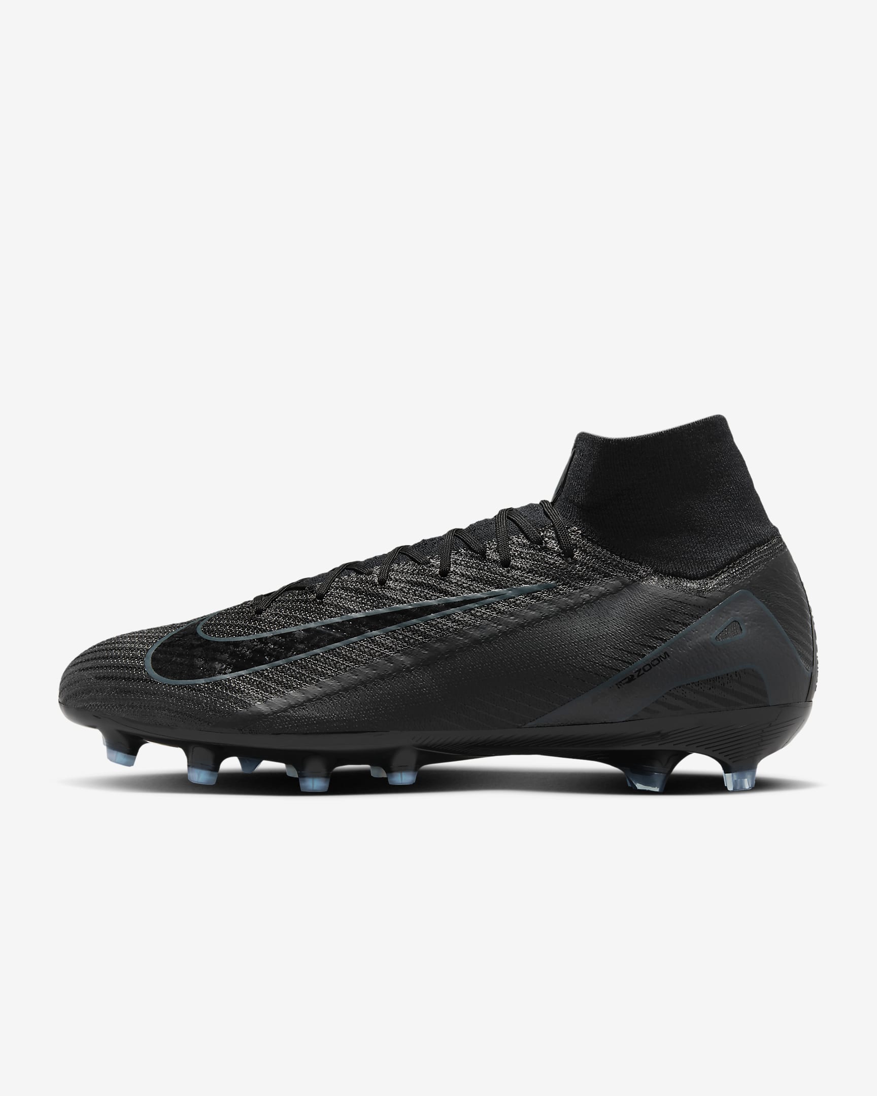 Nike Mercurial Superfly 10 Elite AG-Pro High-Top Football Boot - Black/Deep Jungle/Black