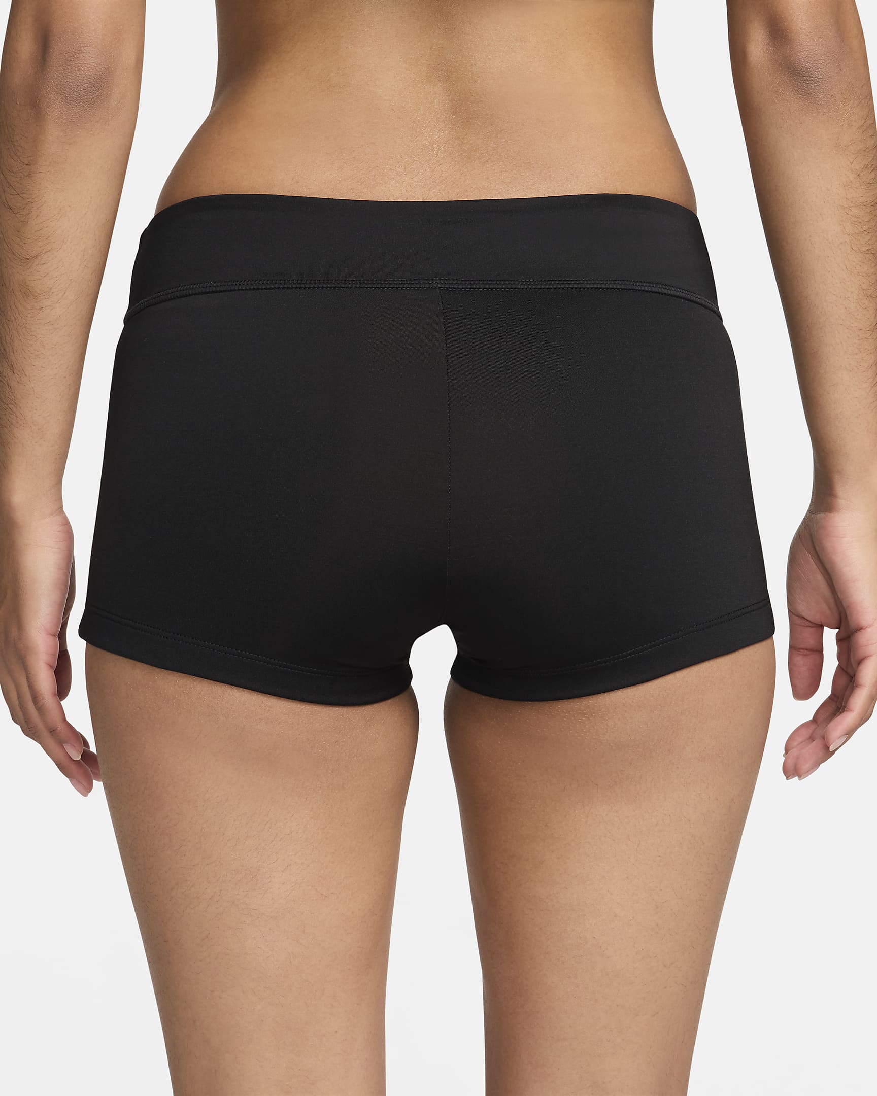 Shorts Kick para mujer Nike Swim Essential - Negro