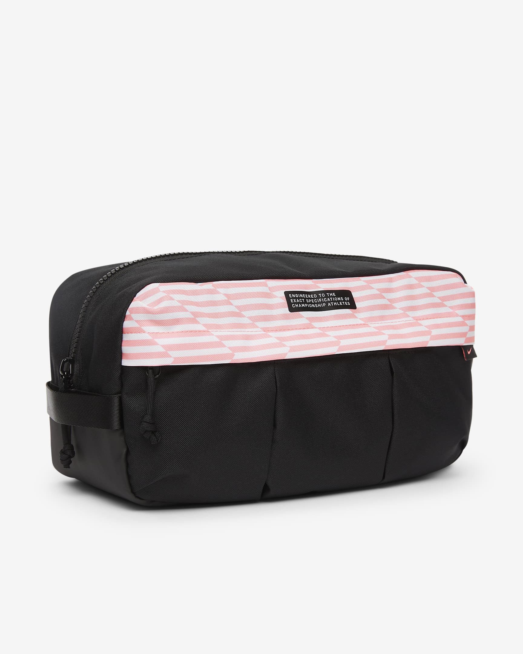 Nike Academy Football Shoe Bag - Black/Sunset Pulse/Black