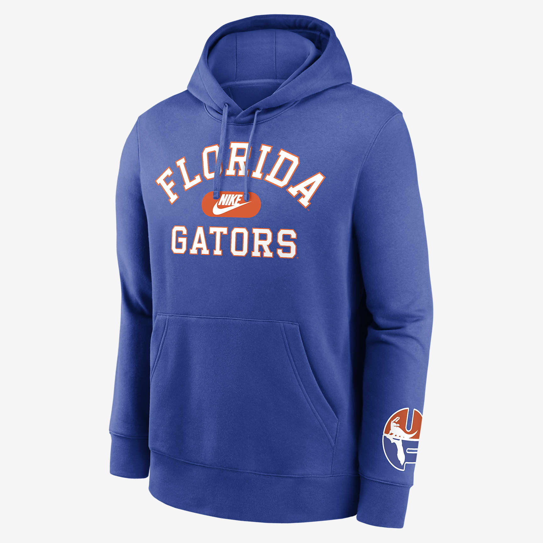 Florida Gators Legacy Club Foundational Men's Nike College Pullover Hoodie - Game Royal