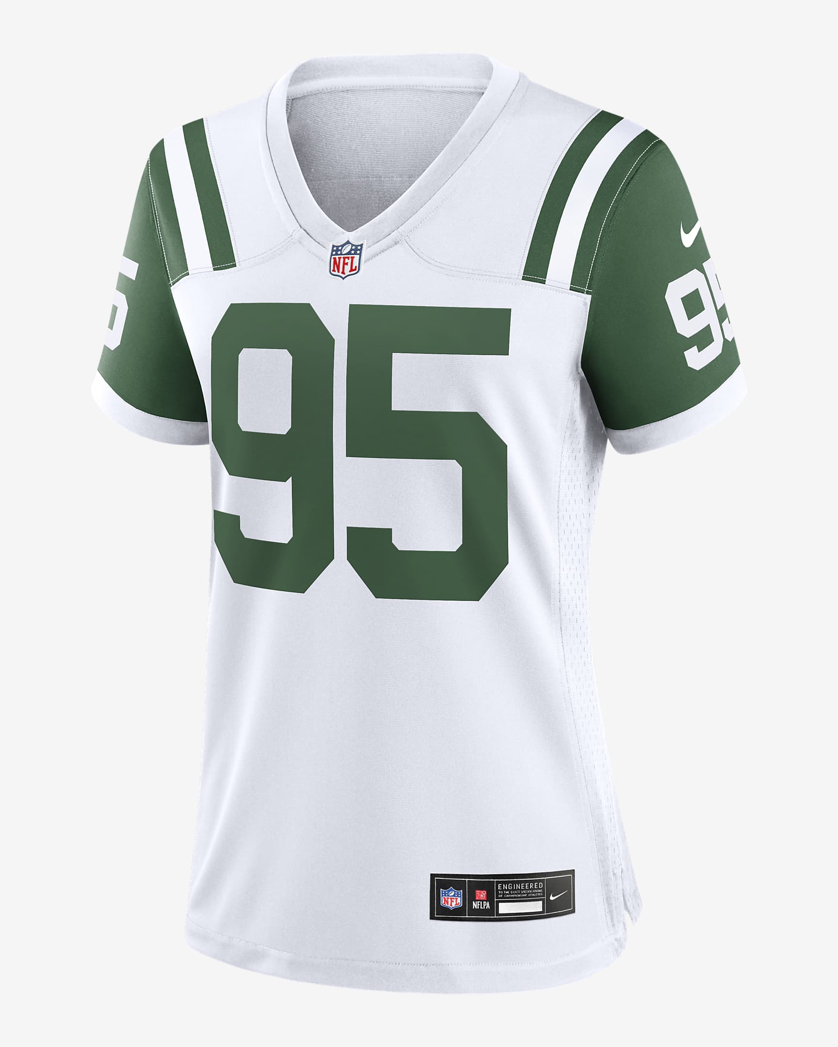 Quinnen Williams New York Jets Women's Nike NFL Game Football Jersey - White