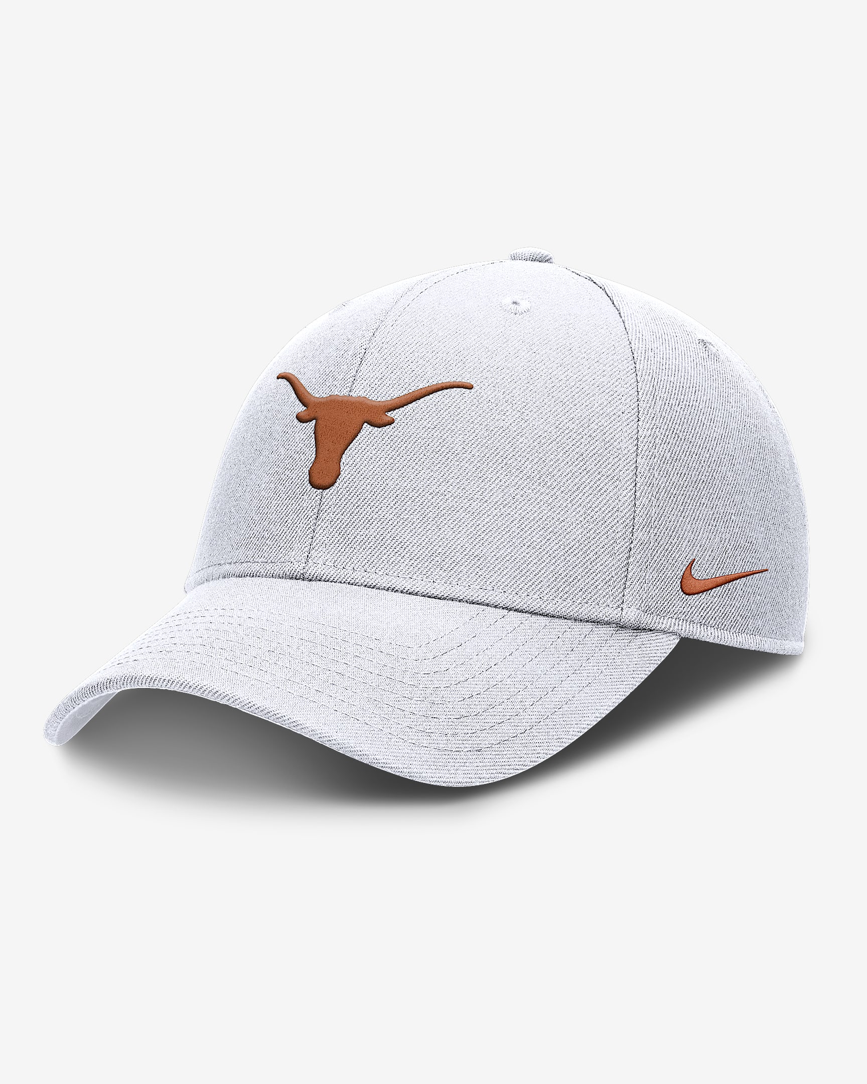 Texas On-Field Rise Gameday Men's Nike Dri-FIT College Trucker Adjustable Hat - White