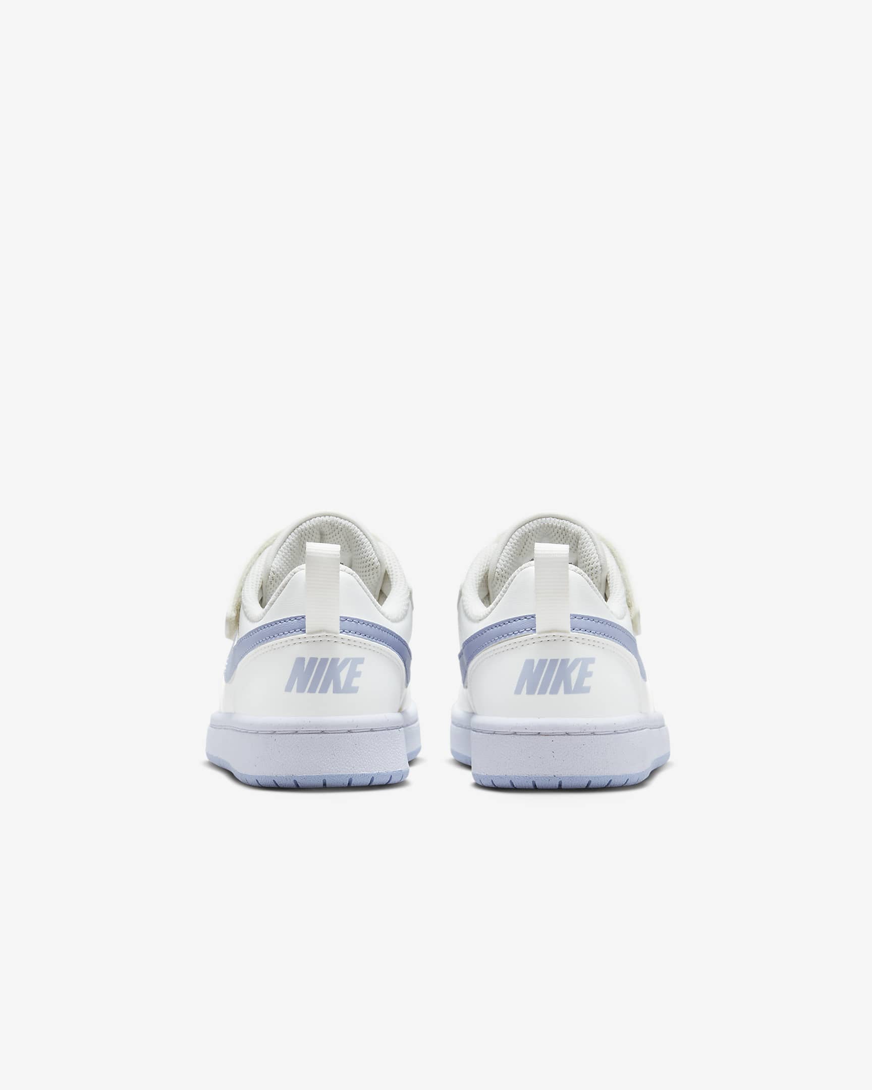 Nike Court Borough Low Recraft Younger Kids' Shoes - Summit White/Cobalt Bliss