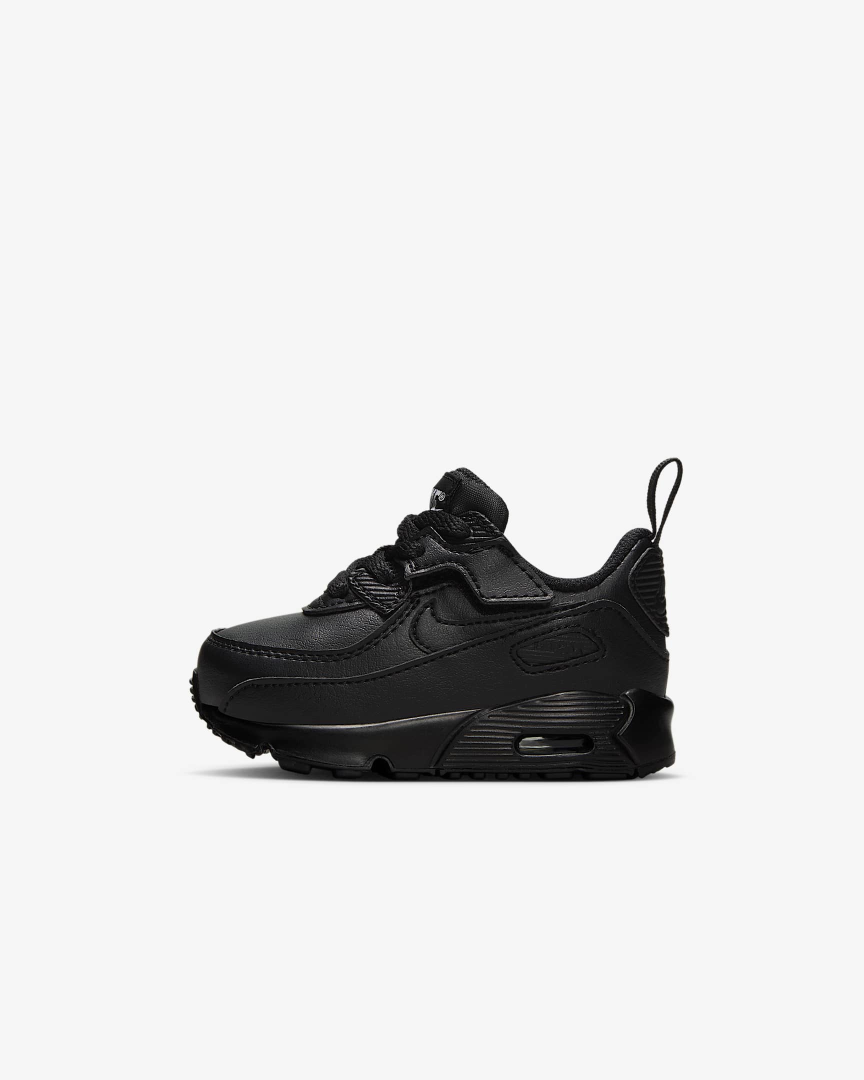 Nike Air Max 90 EasyOn Baby/Toddler Shoes - Black/Black/White/Black