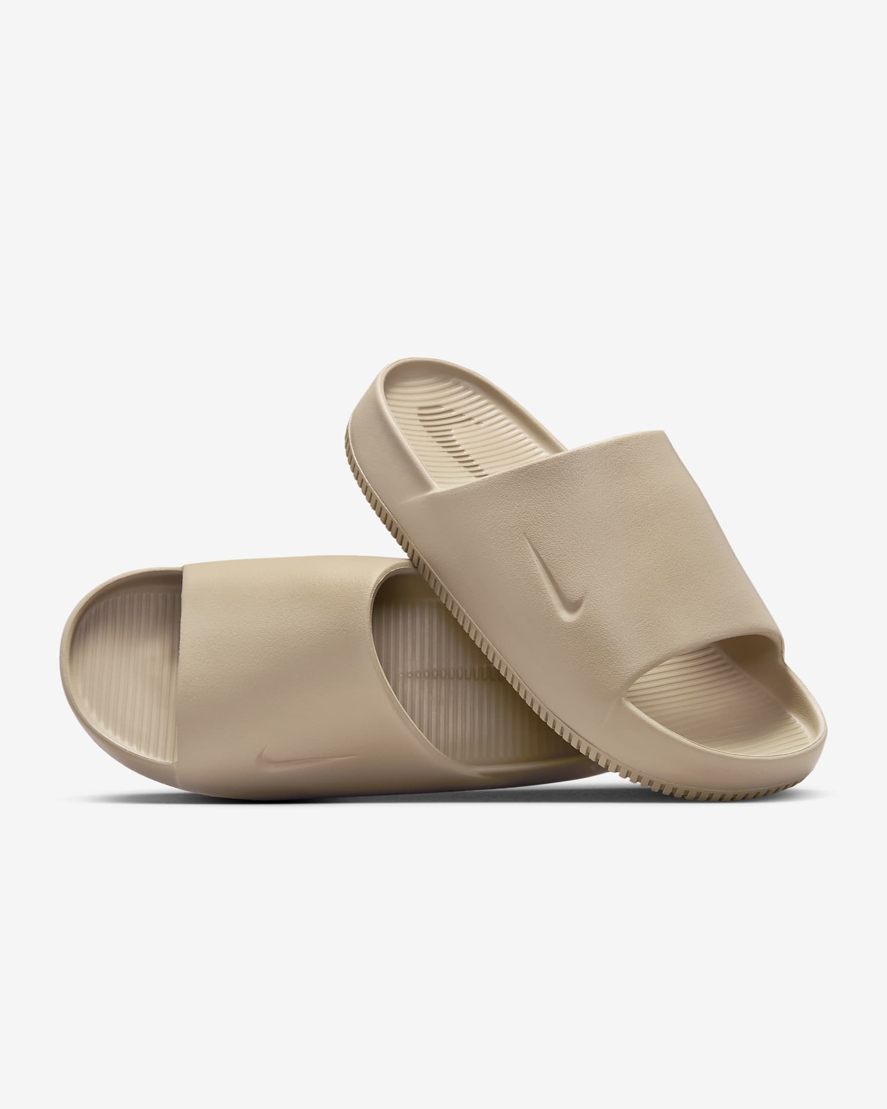 army green nike slides