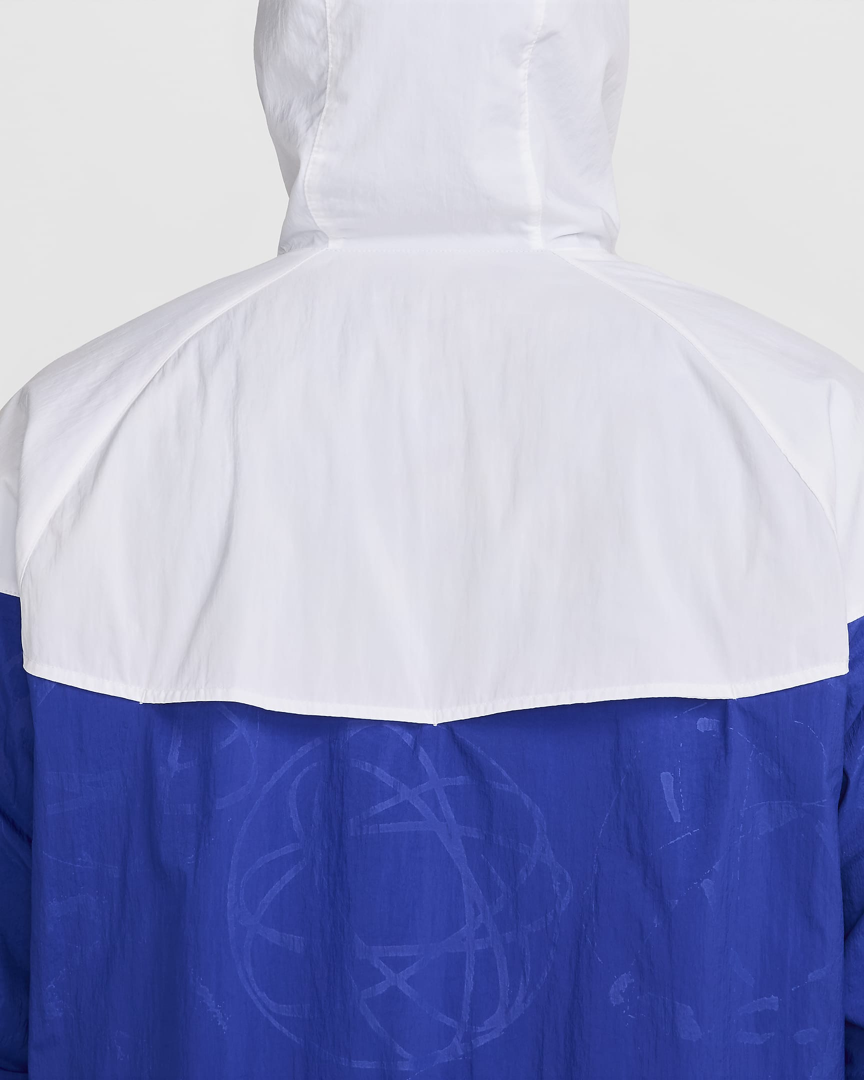 USA Windrunner Nike Breakdance-Webjacke (Herren) - Weiß/Old Royal/Old Royal