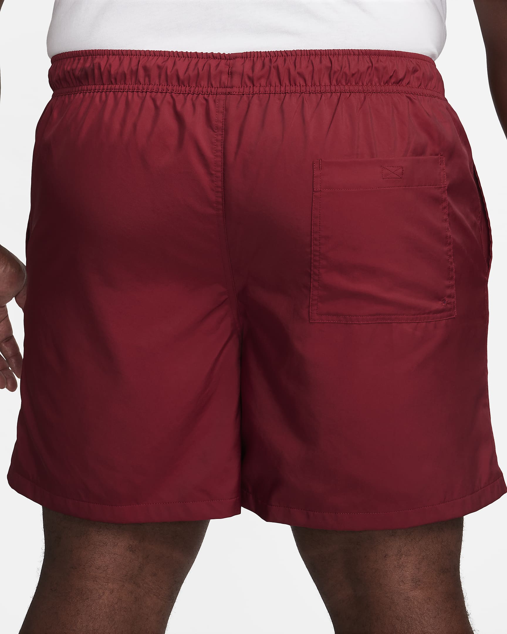 Nike Club Men's Woven Flow Shorts - Team Red/White