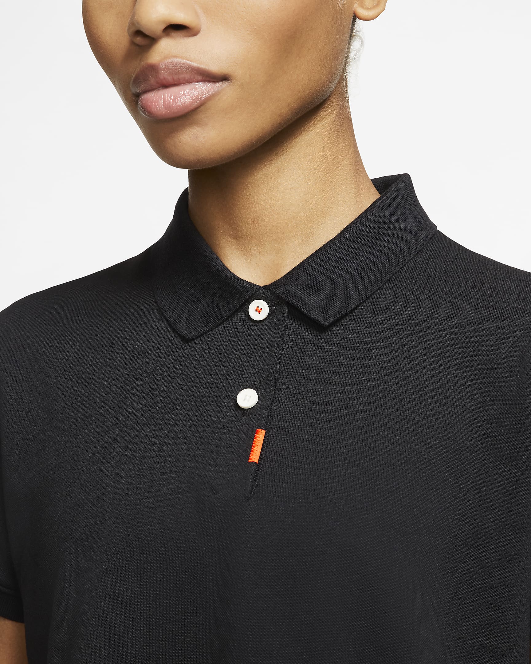 Robe Nike Polo pour Femme - Noir/Noir