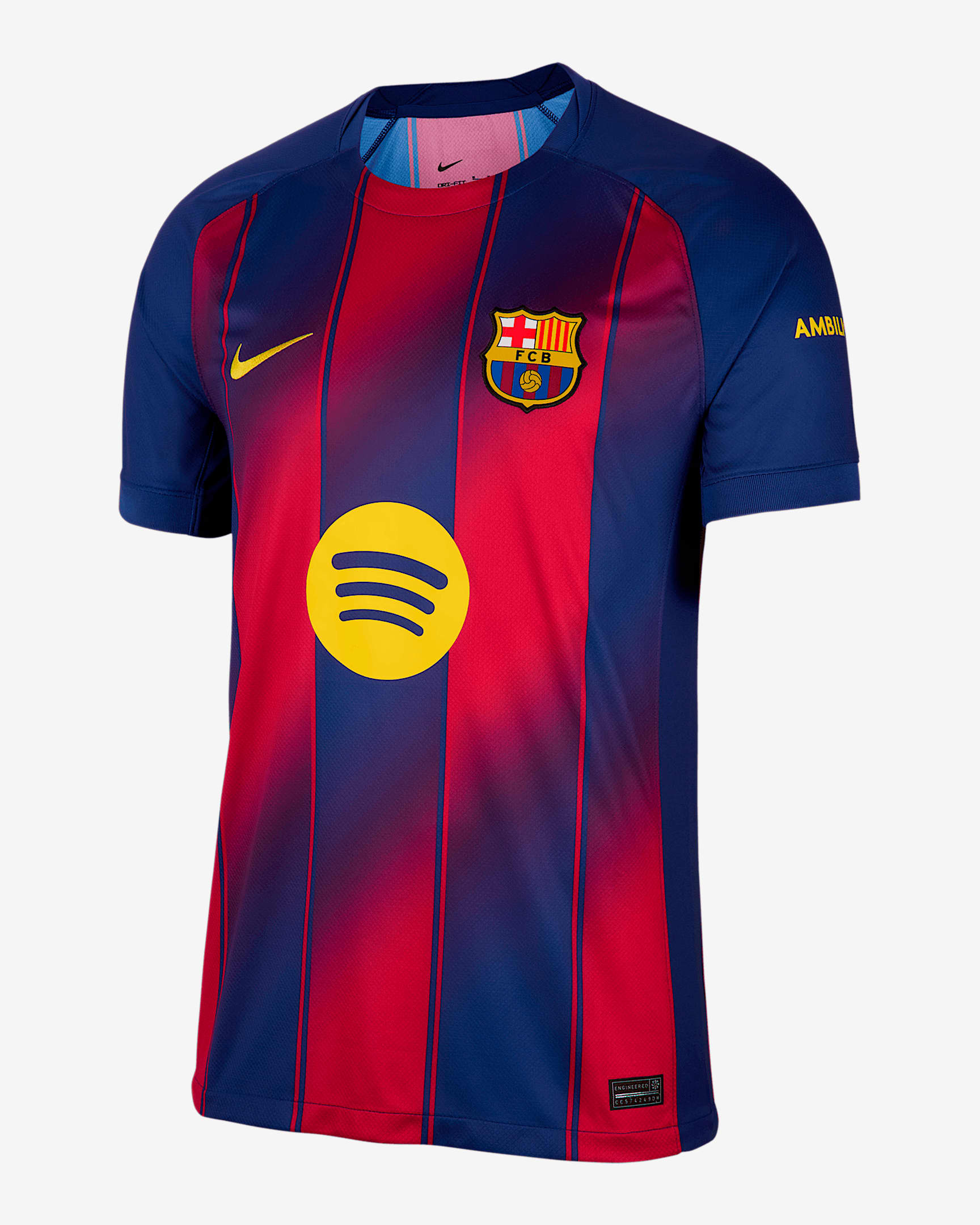 Raphinha Barcelona 2025/26 Stadium Home Men's Nike Dri-FIT Soccer Jersey - Deep Royal Blue/Deep Royal Blue