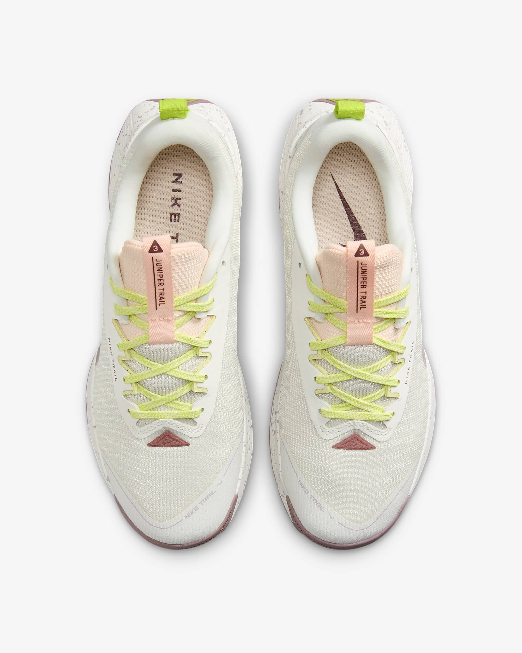 Nike Juniper Trail 3 女款越野跑鞋 - Sail/Crimson Tint/Life Lime/Dark Pony